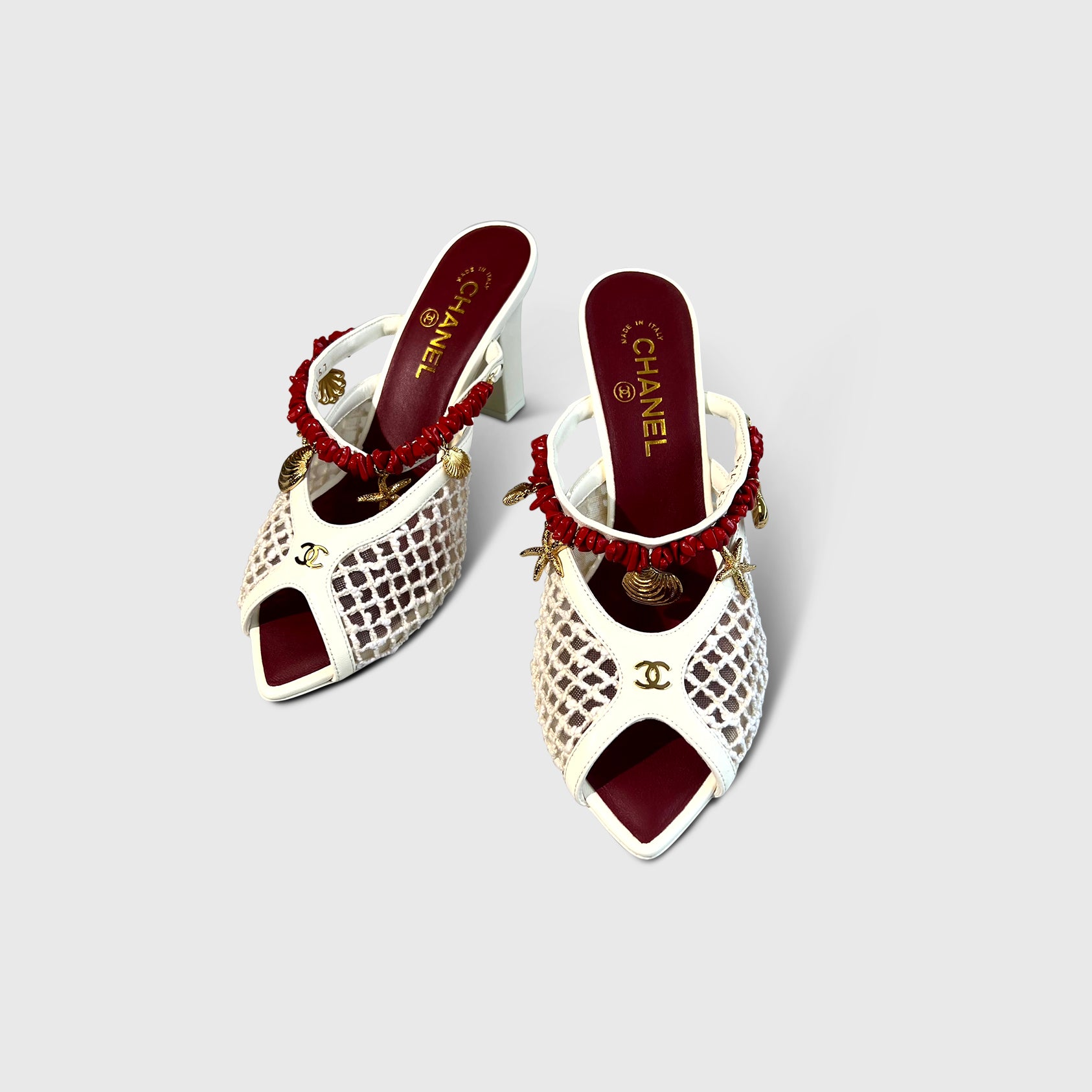 Chanel Coco Beach Mules