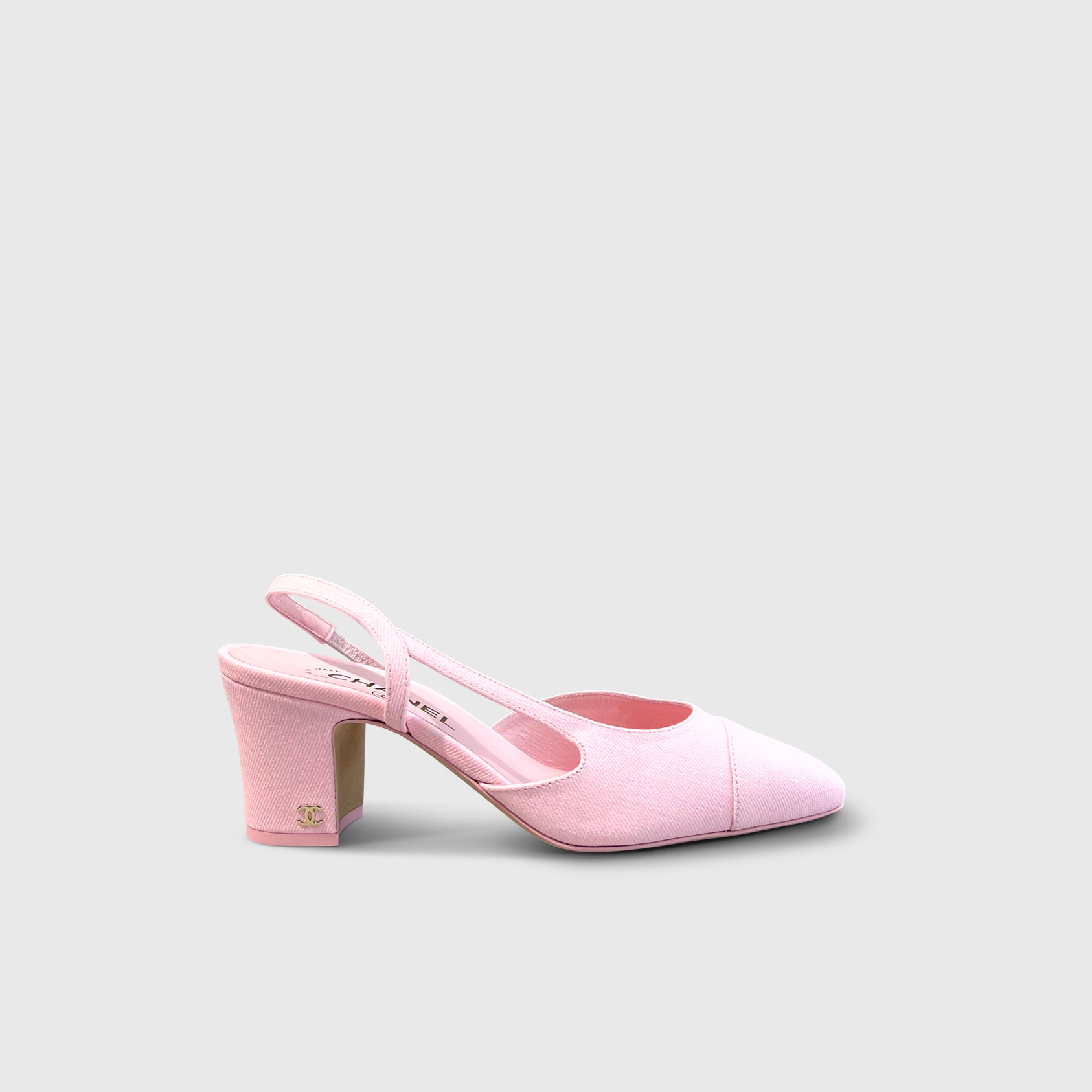 Chanel Denim Slingbacks