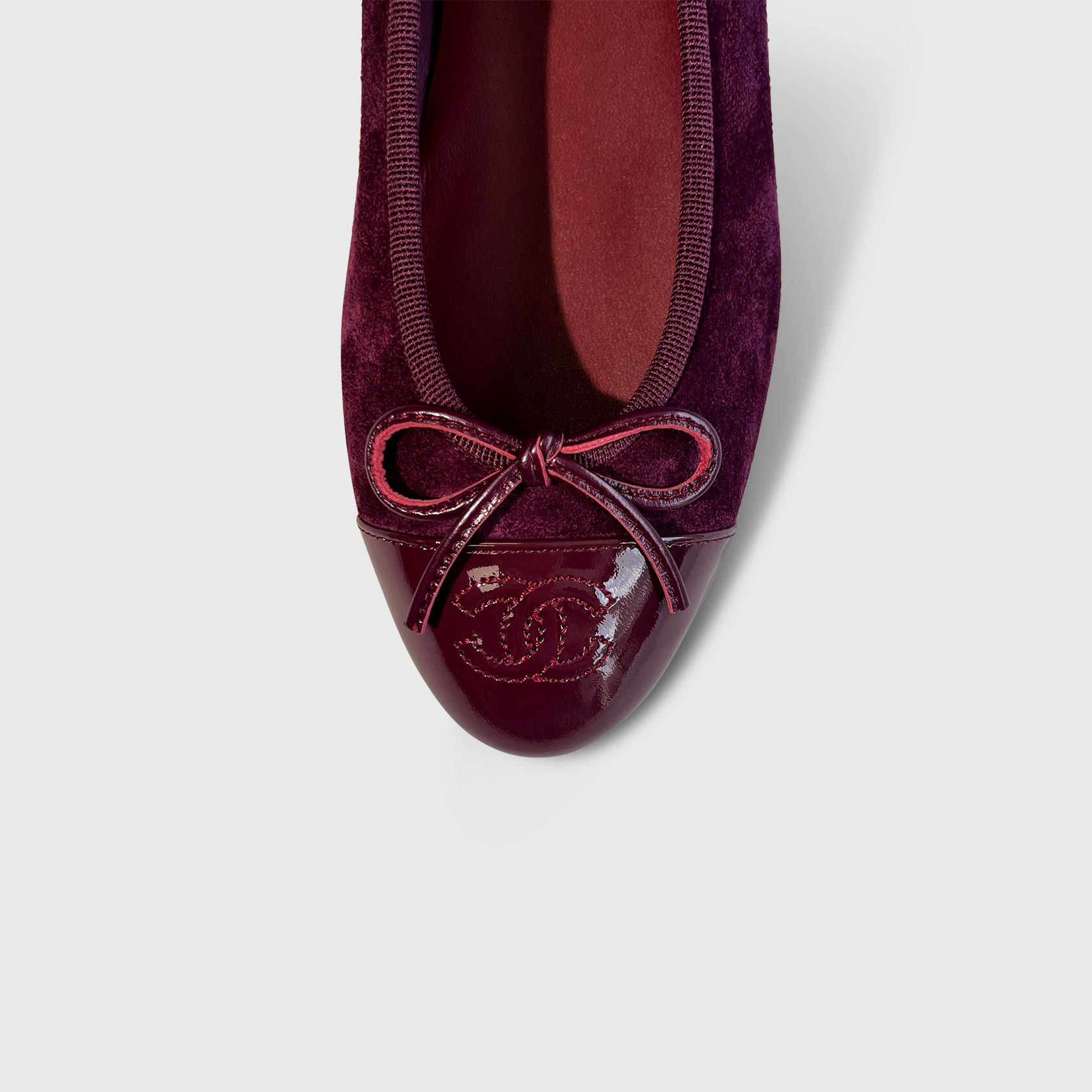 Chanel Suede Ballet Flats