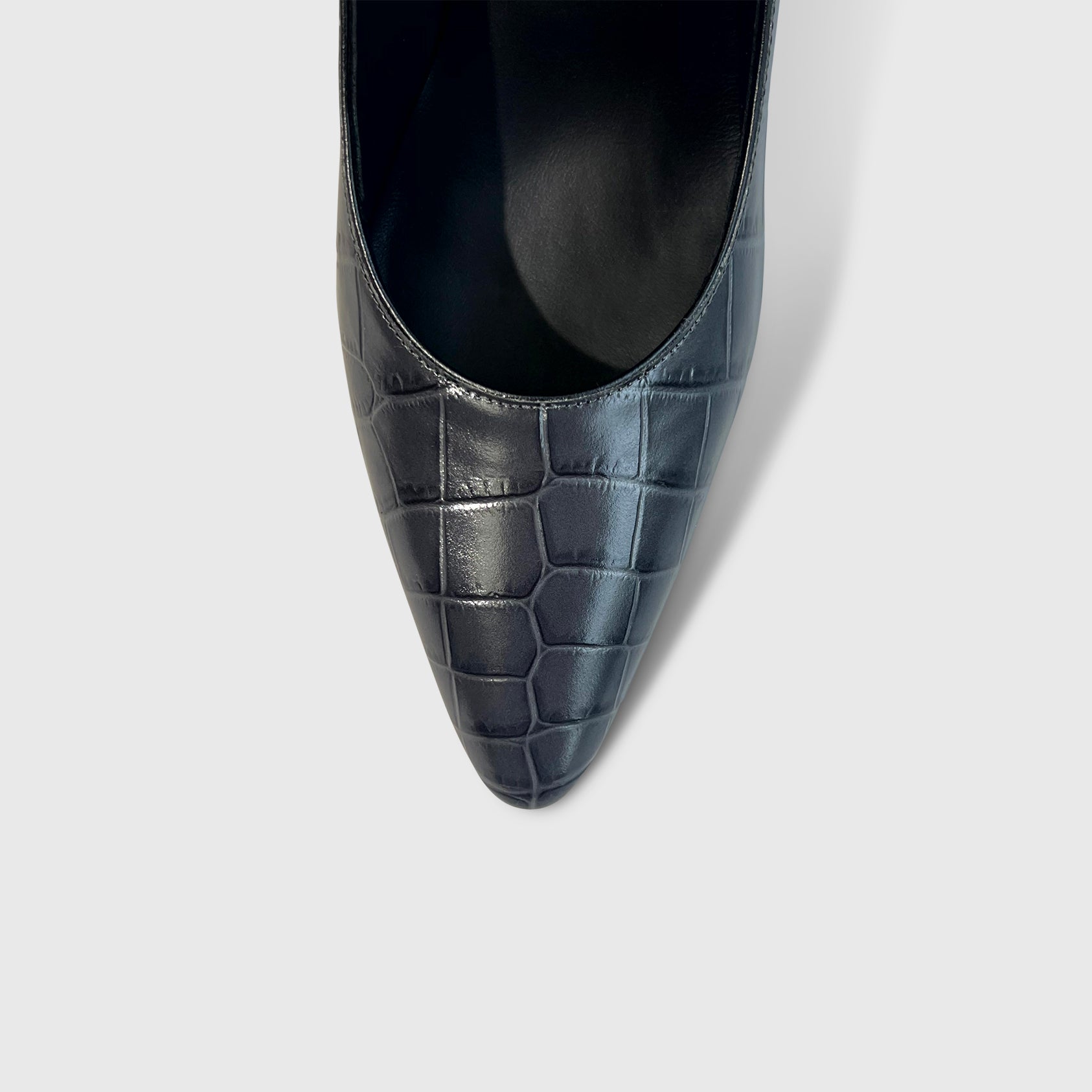Chanel Croc Embossed Pumps
