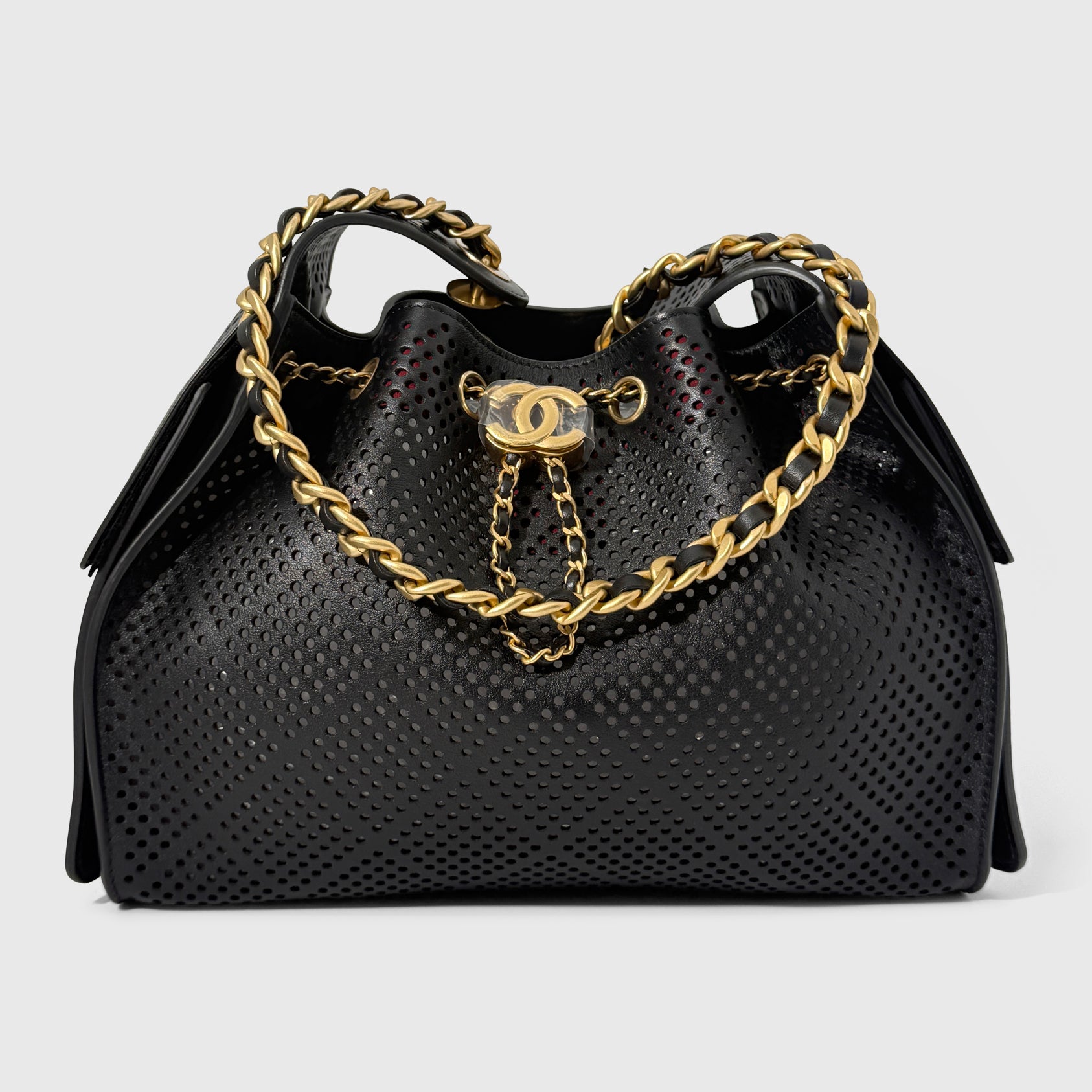 Chanel 25 Small Perforated Hobo