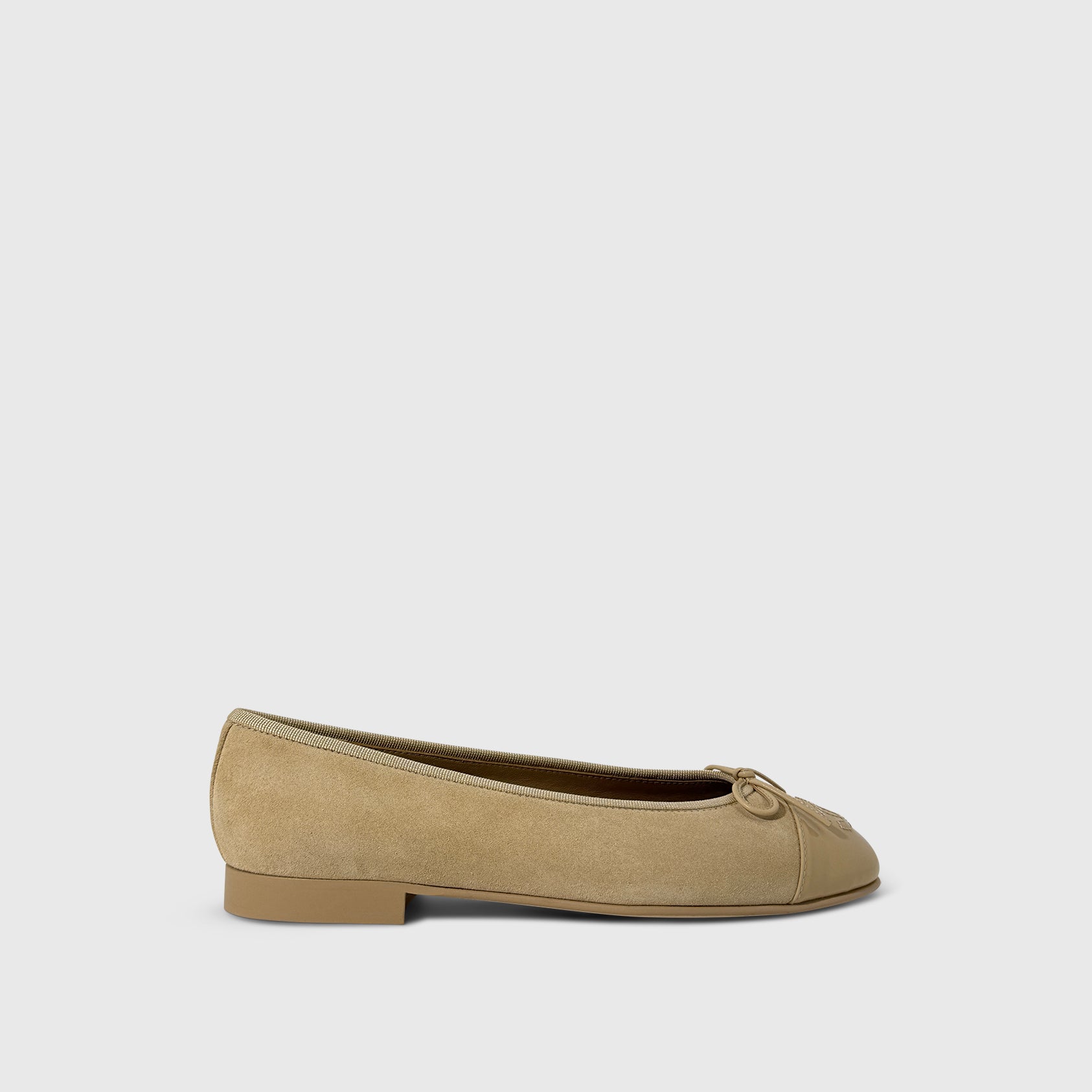 Chanel Suede Ballet Flat