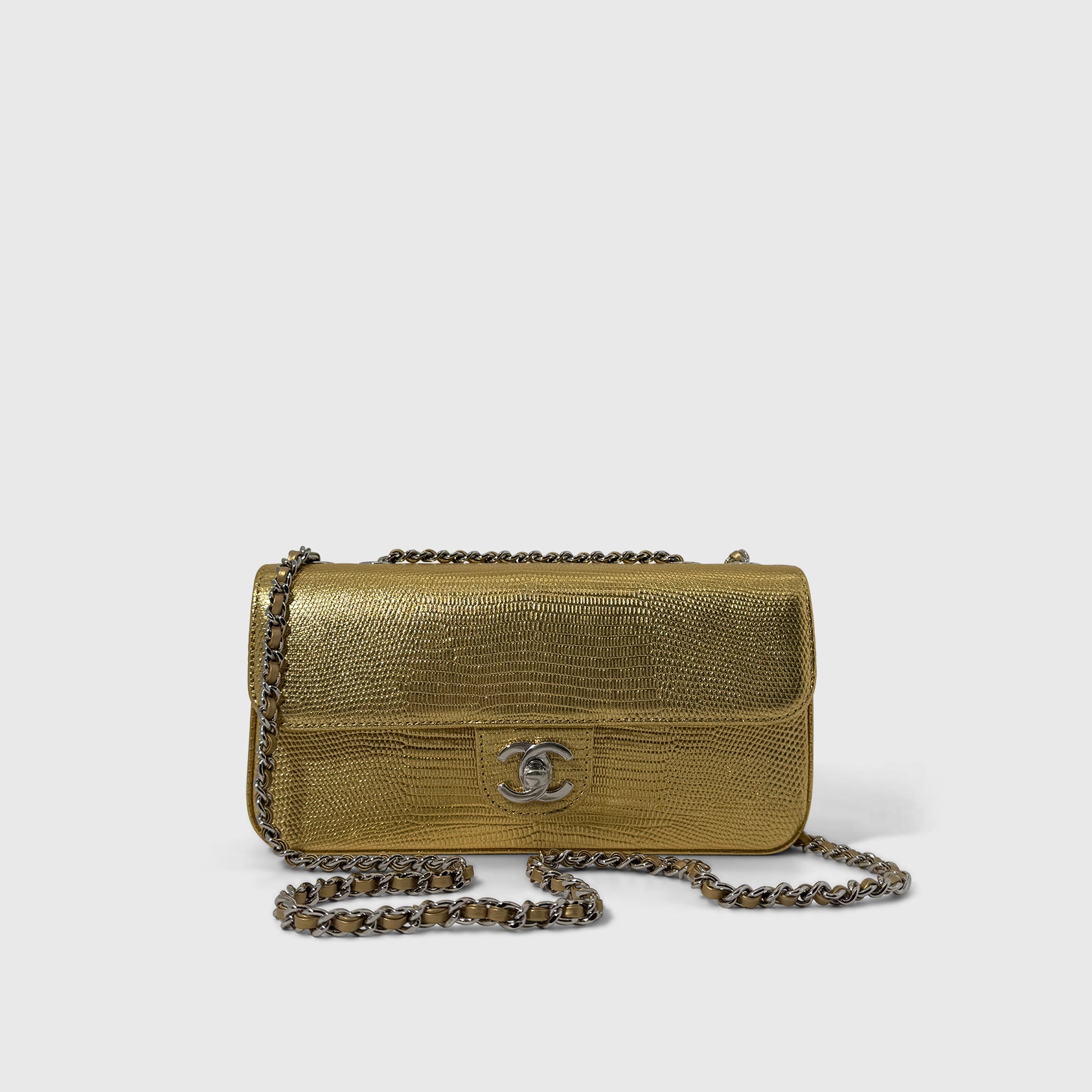 Chanel Lizard Embossed Flapbag