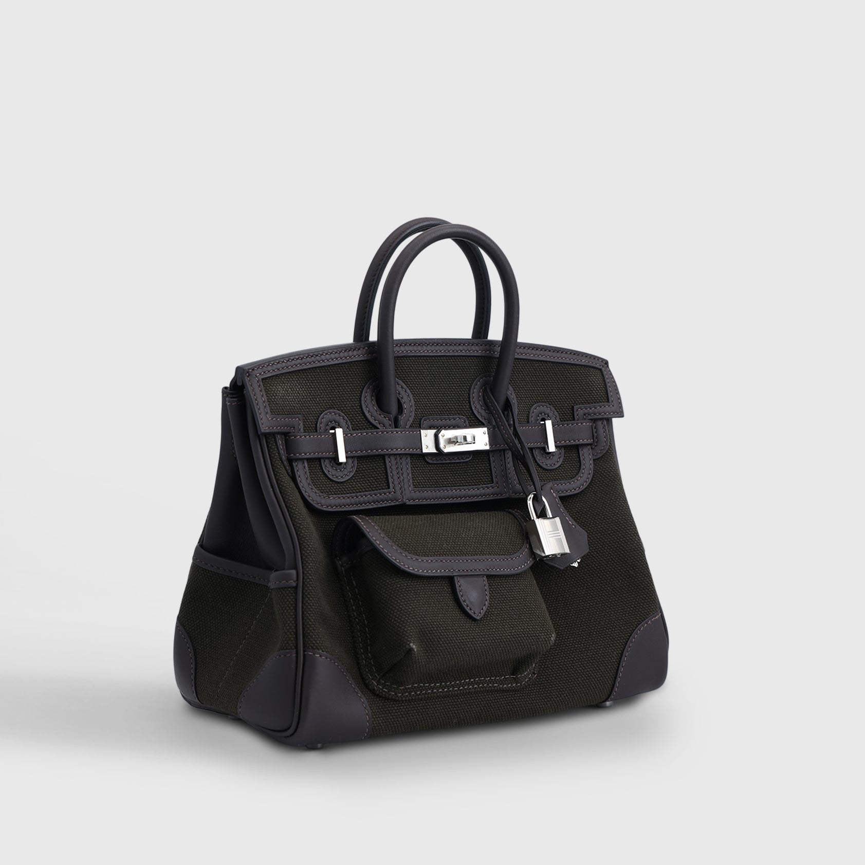 Hermès Birkin Cargo 25 Dark Bronze/Ebene Palladium Hardware