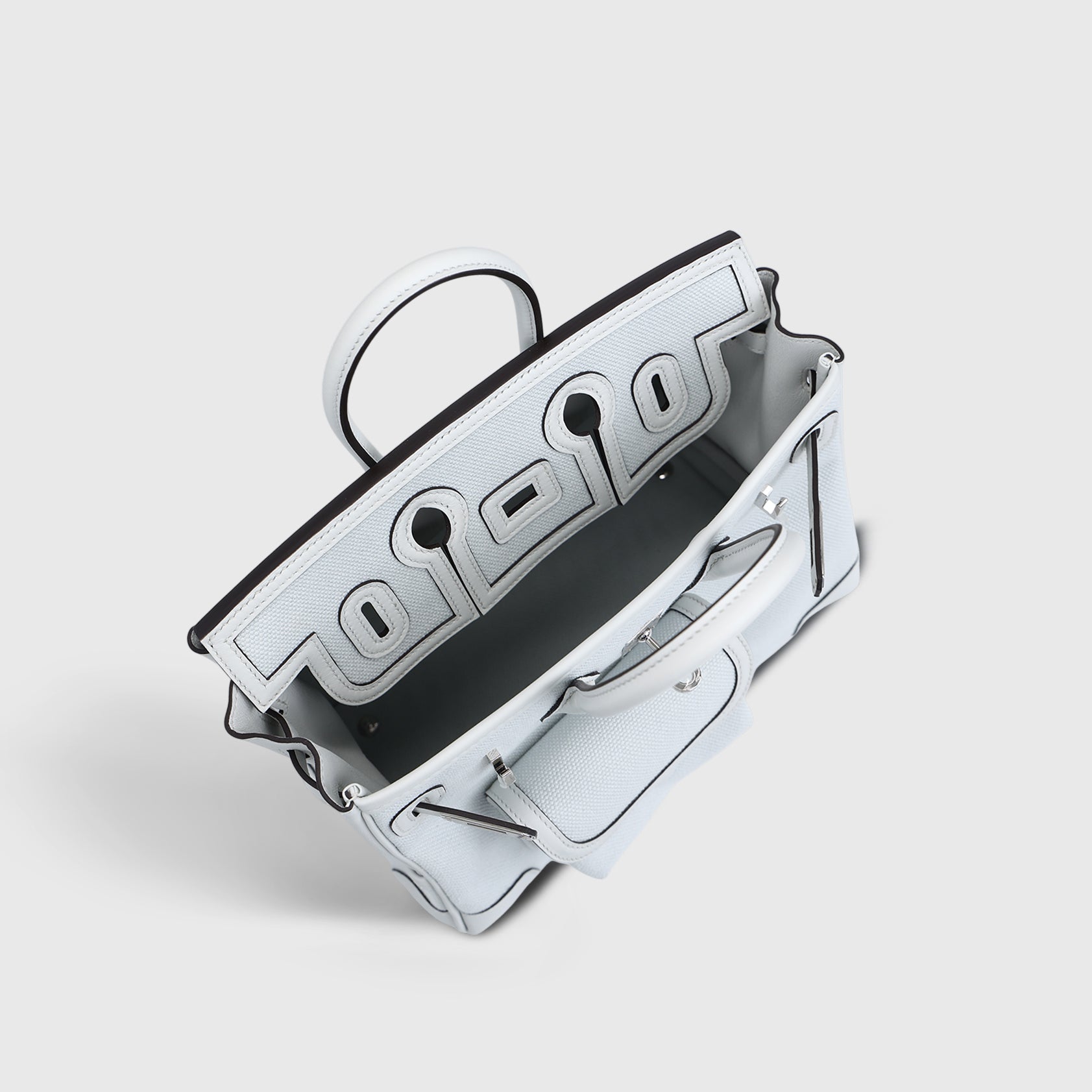 Hermès Birkin Cargo 25 Toila, Swift Gris Platine/ Gris Platine Palladium Hardware