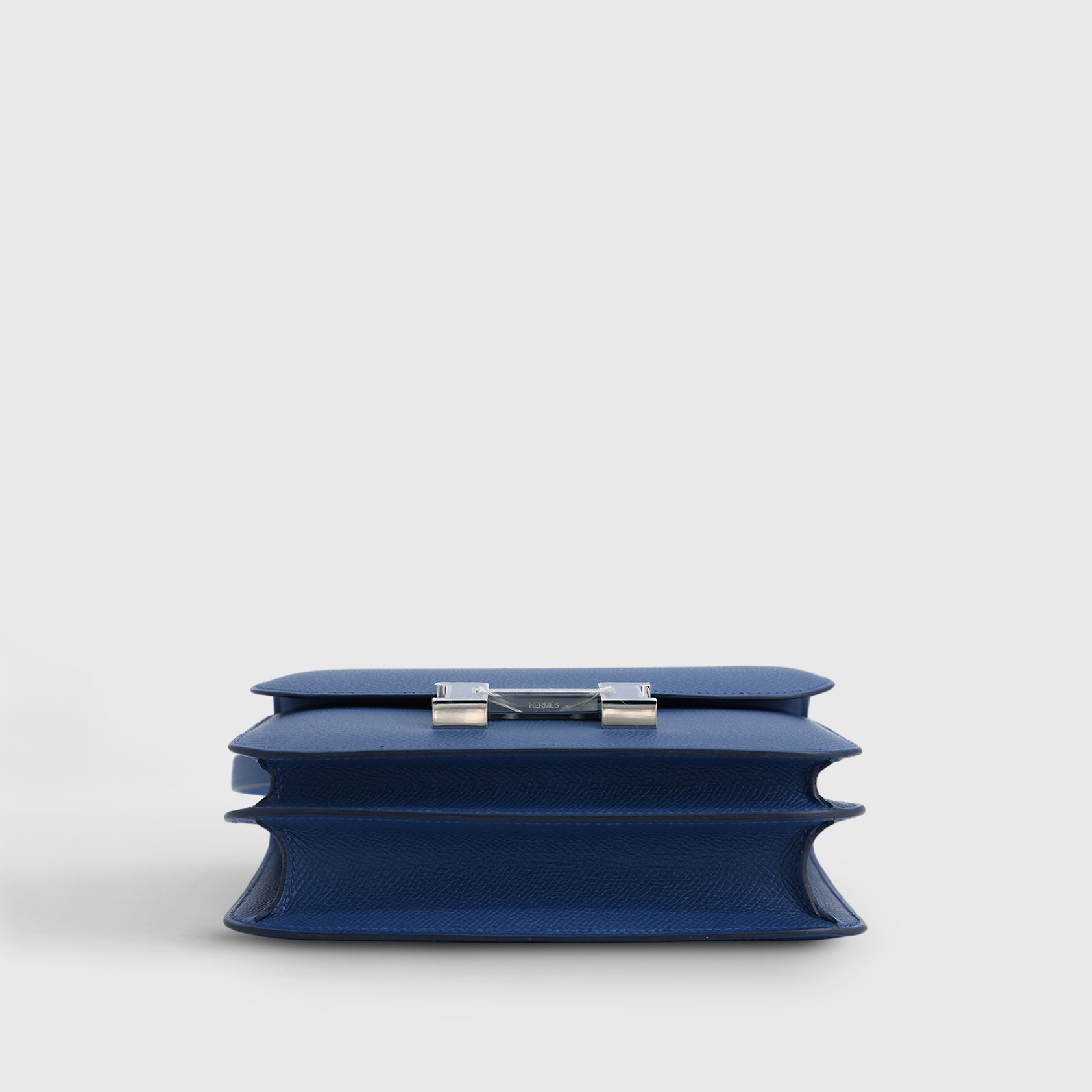 Hermès Constance 18 Epsom Blue Tie Laquer Hardware