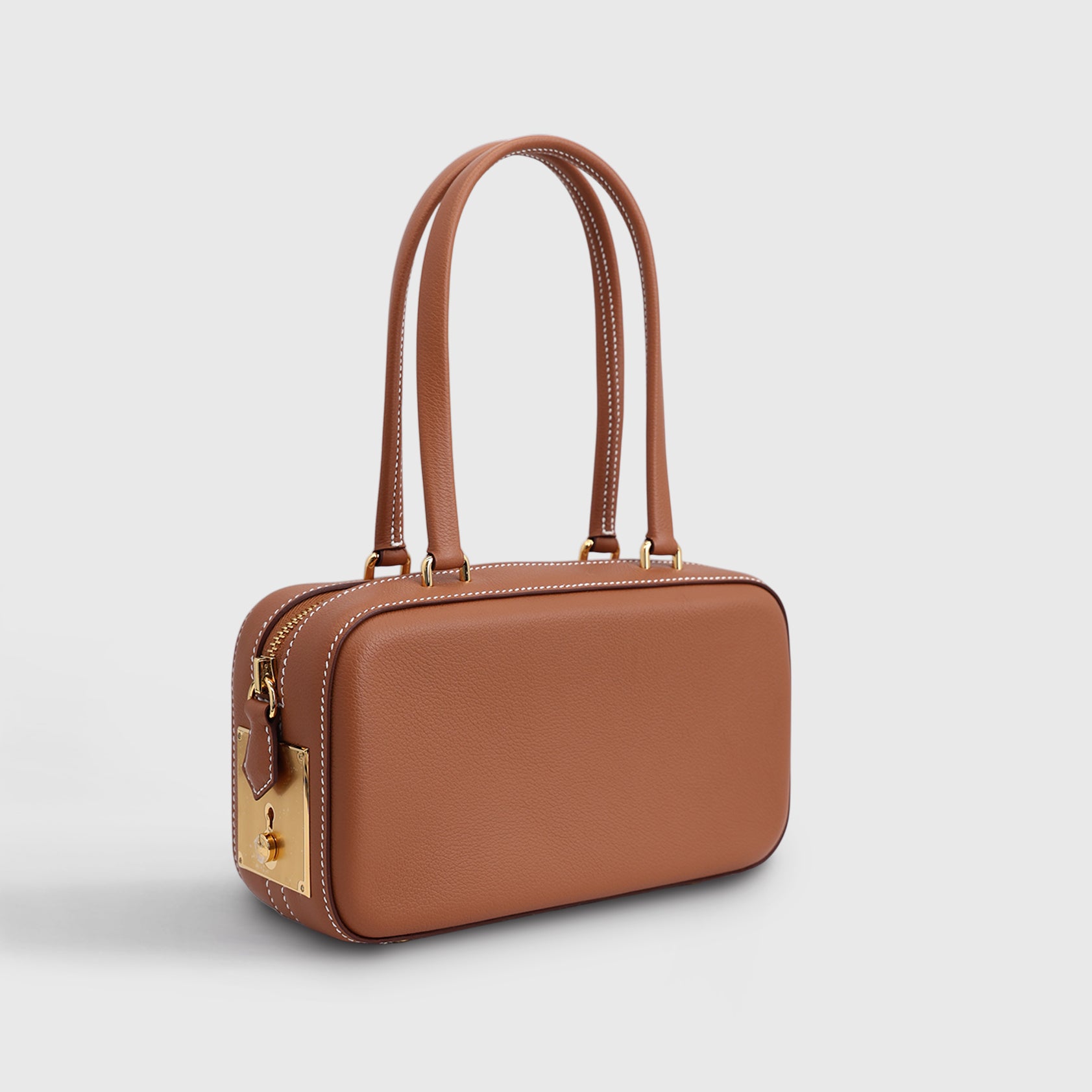 Hermès Faubourg Express Bag Evercolor Gold Gold Hardware