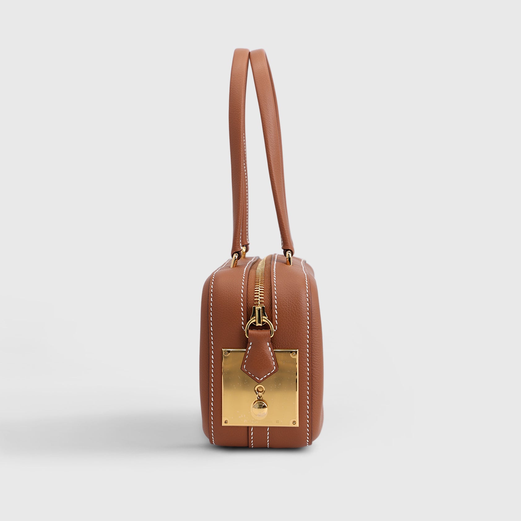 Hermès Faubourg Express Bag Evercolor Gold Gold Hardware