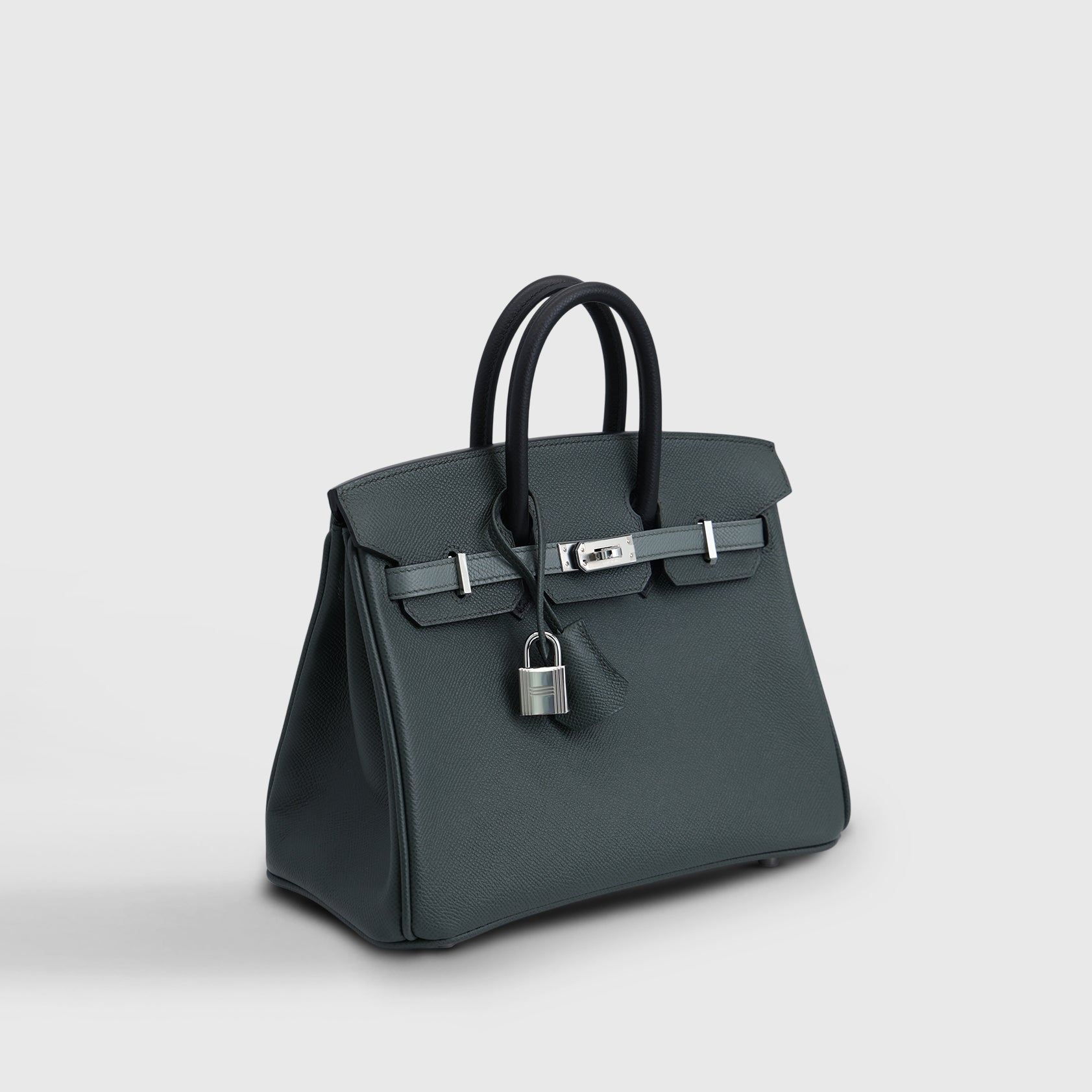 Hermès Birkin 25 Epsom Vert Mangrove/Vert Amande/Black Palladium Hardware