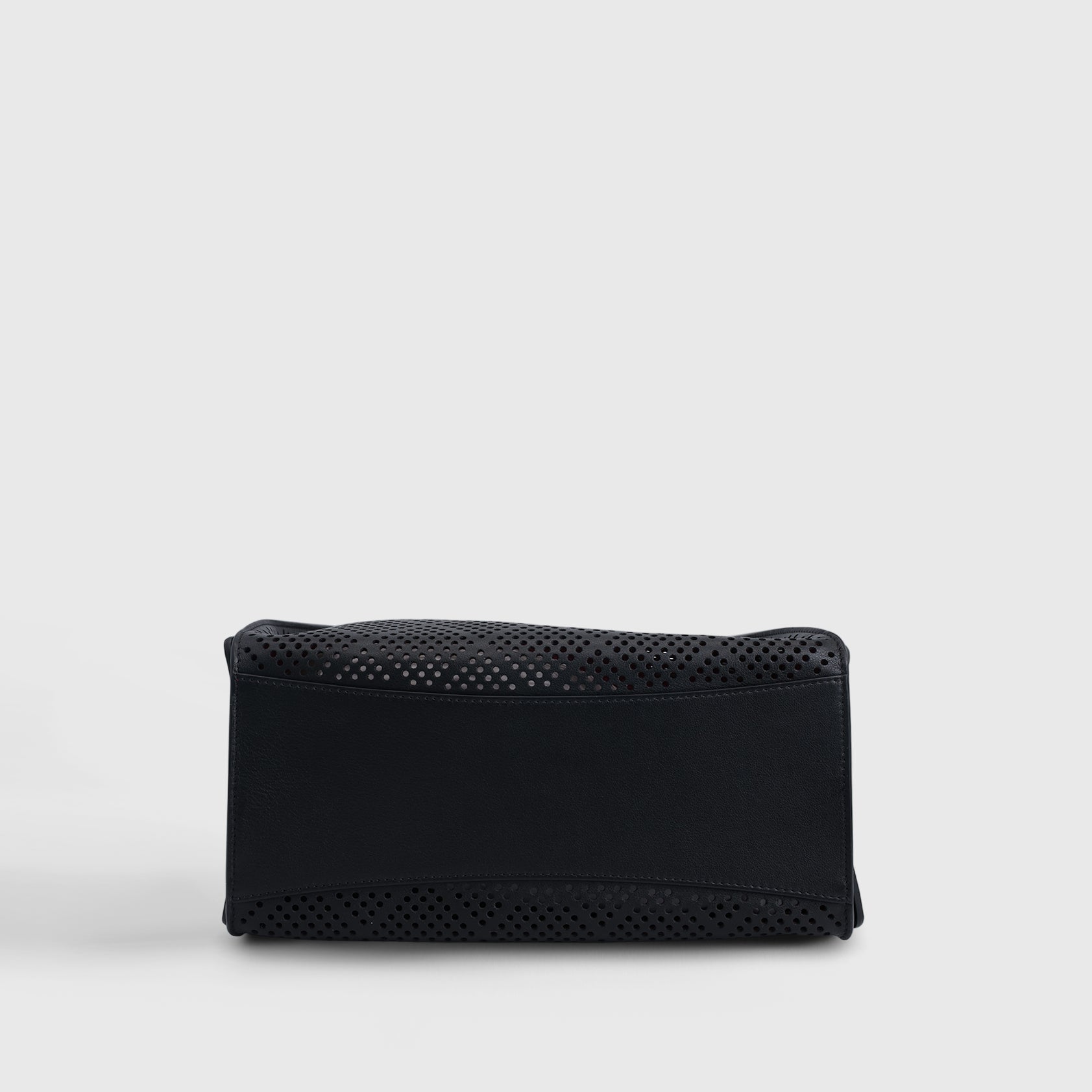 Chanel 25 Hobo Perforated Small Calfskin Black Gold Hardware