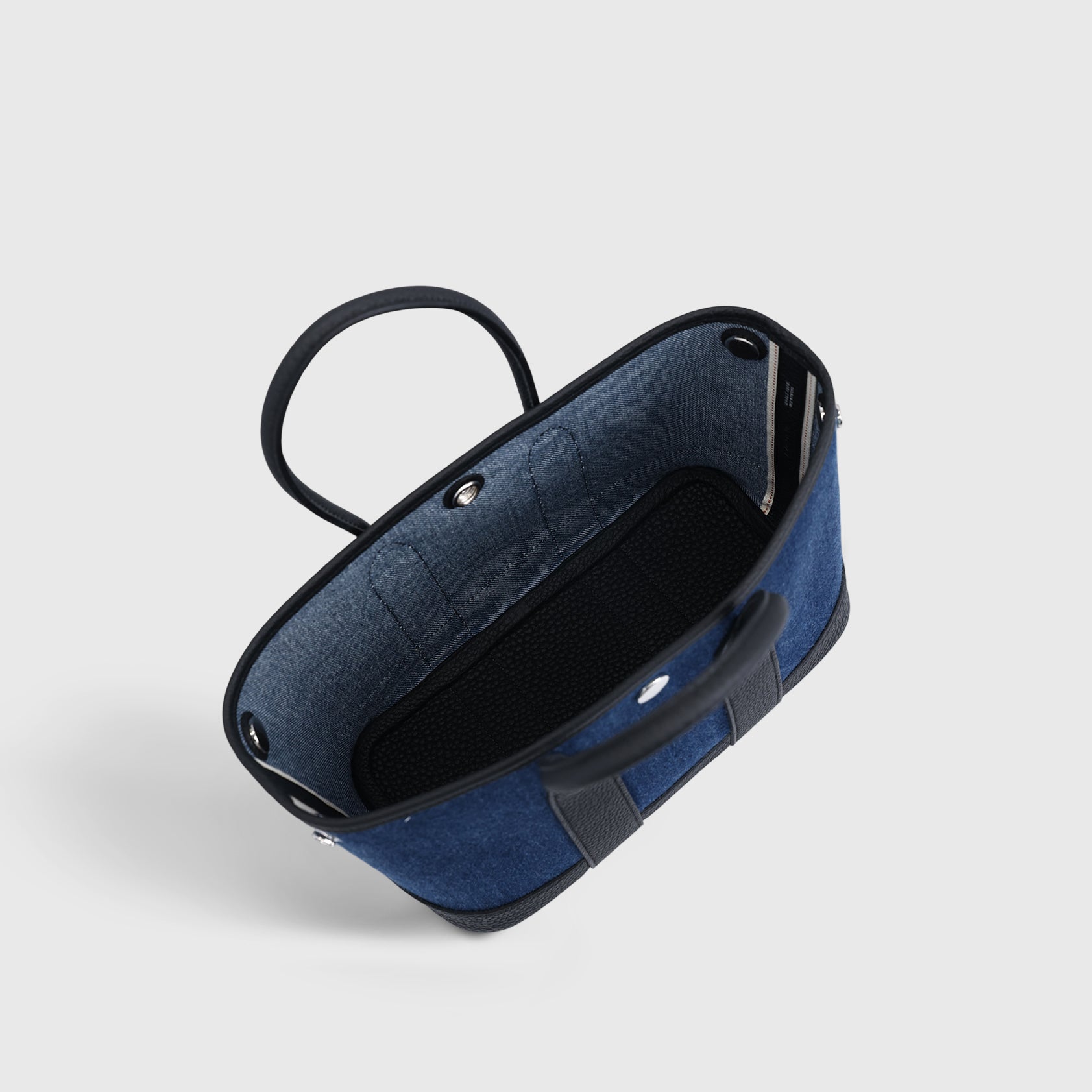 Hermès Garden Party Tote 23 Negonda Denim Palladium Hardware