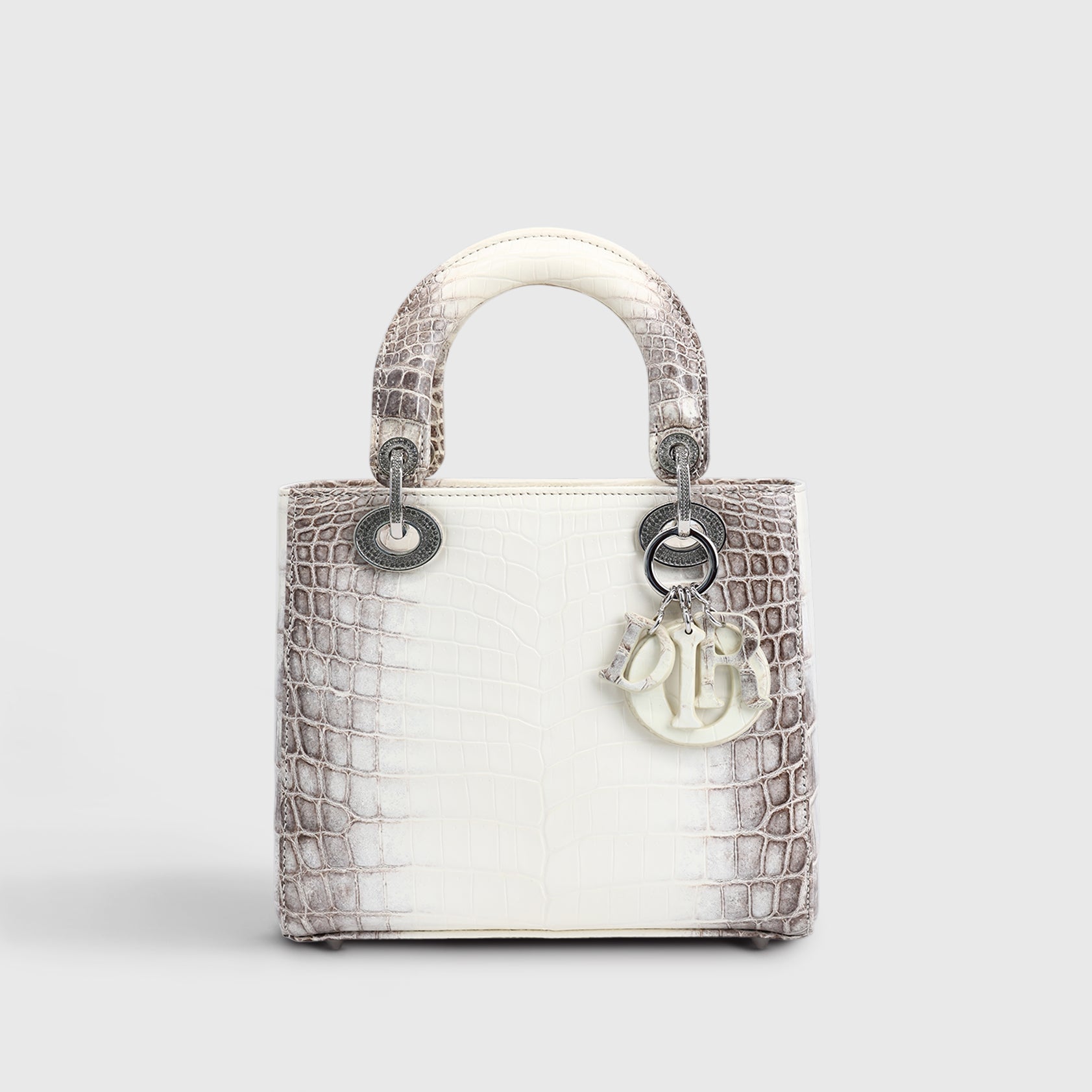 Dior Himalayan Crocodile Small Lady Dior Tote