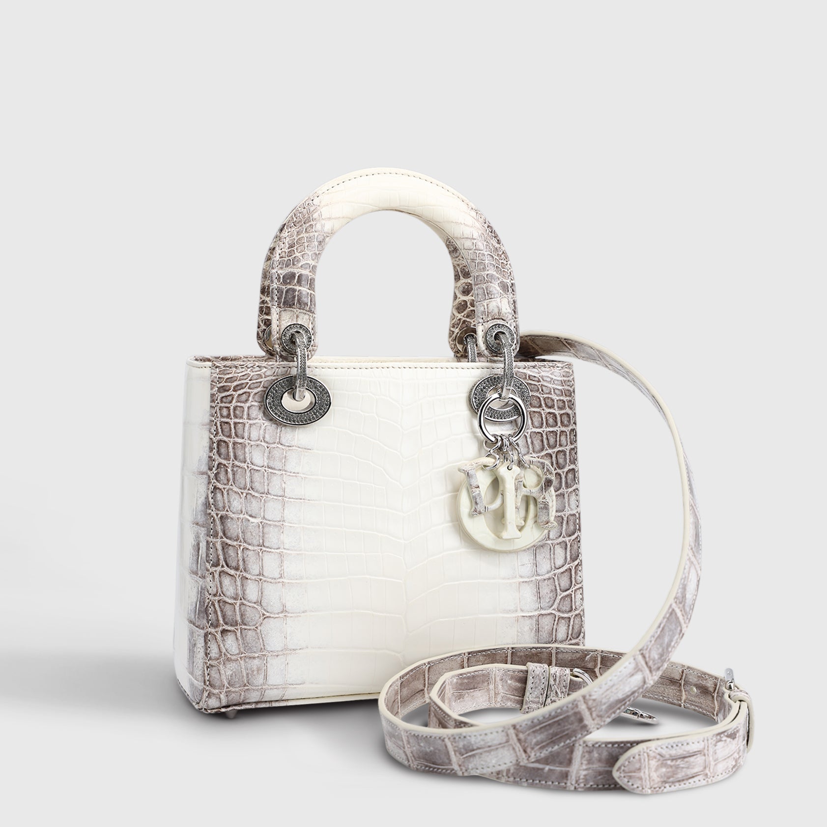 Dior Himalayan Crocodile Small Lady Dior Tote
