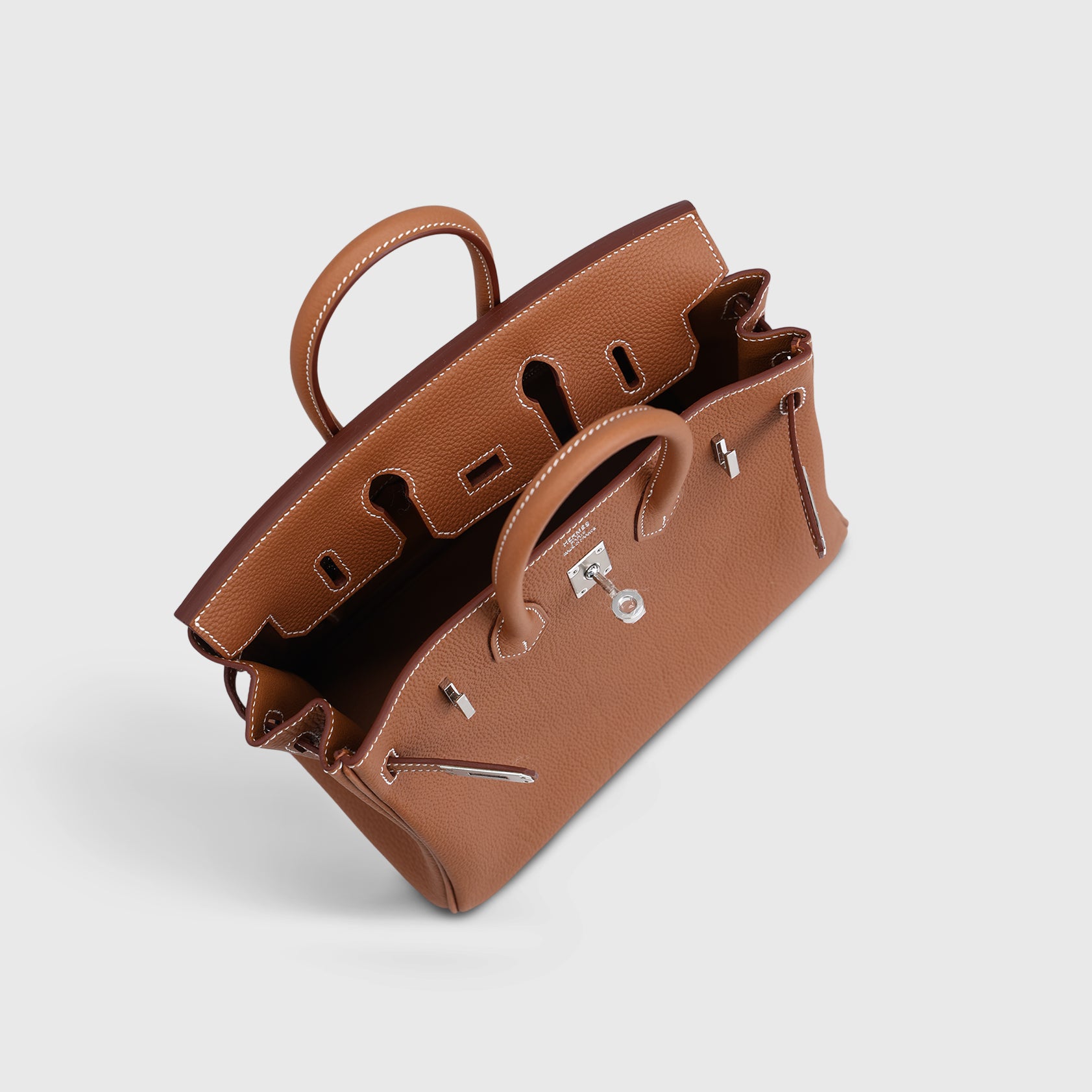 Hermès Birkin 25 Togo Gold Palladium Hardware