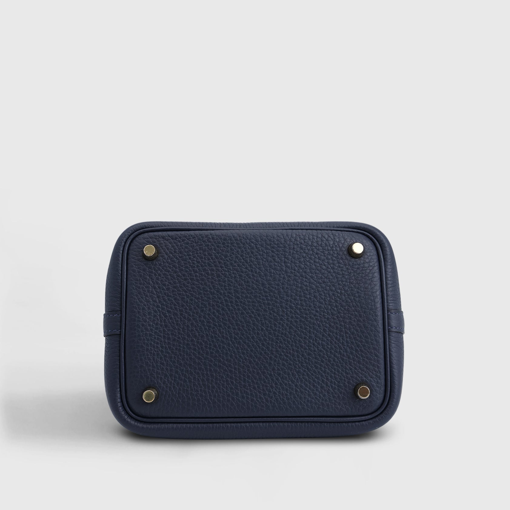 Hermès Picotin 18 Clemence Blue Nuit Gold Hardware