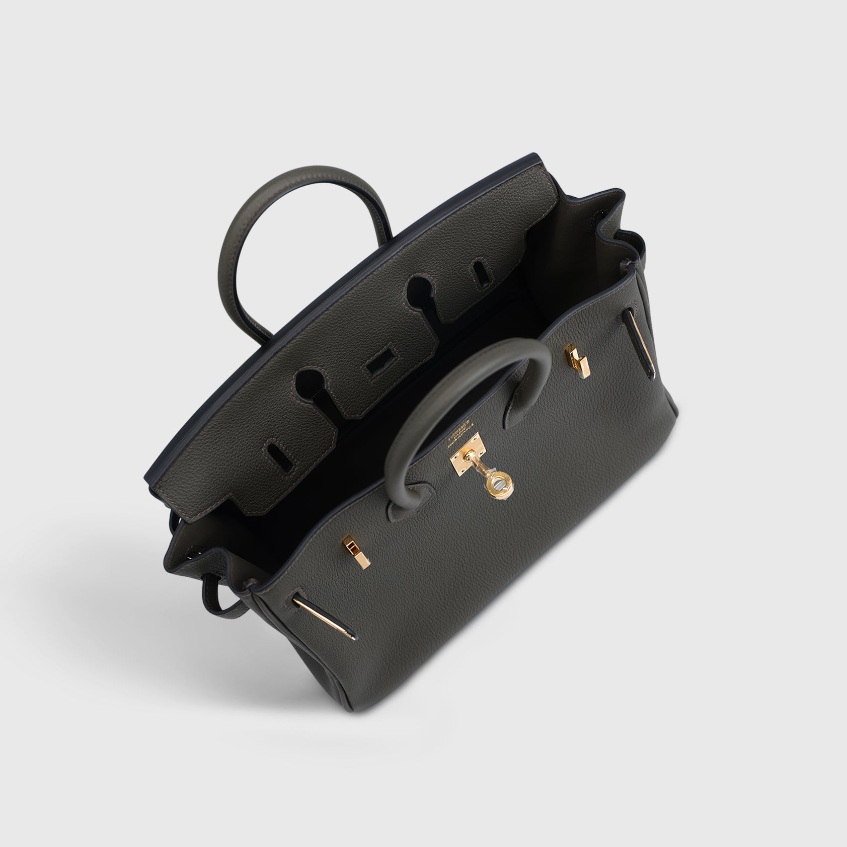 Hermès Birkin 25 Togo Vert de Gris Gold Hardware
