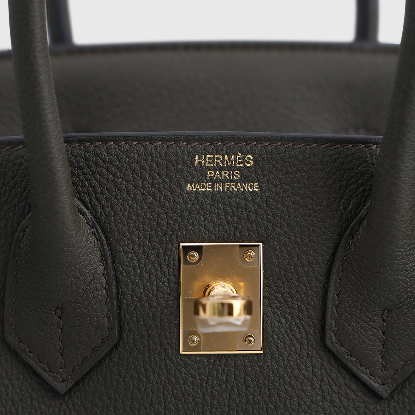 Hermès Birkin 25 Togo Vert de Gris Gold Hardware