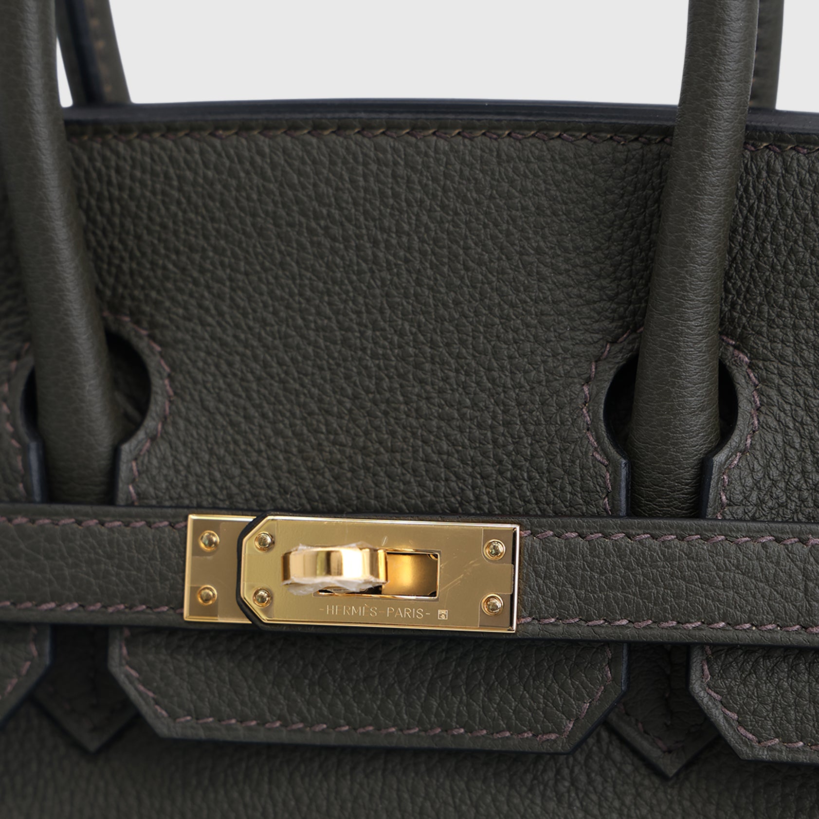 Hermès Birkin 25 Togo Vert de Gris Gold Hardware