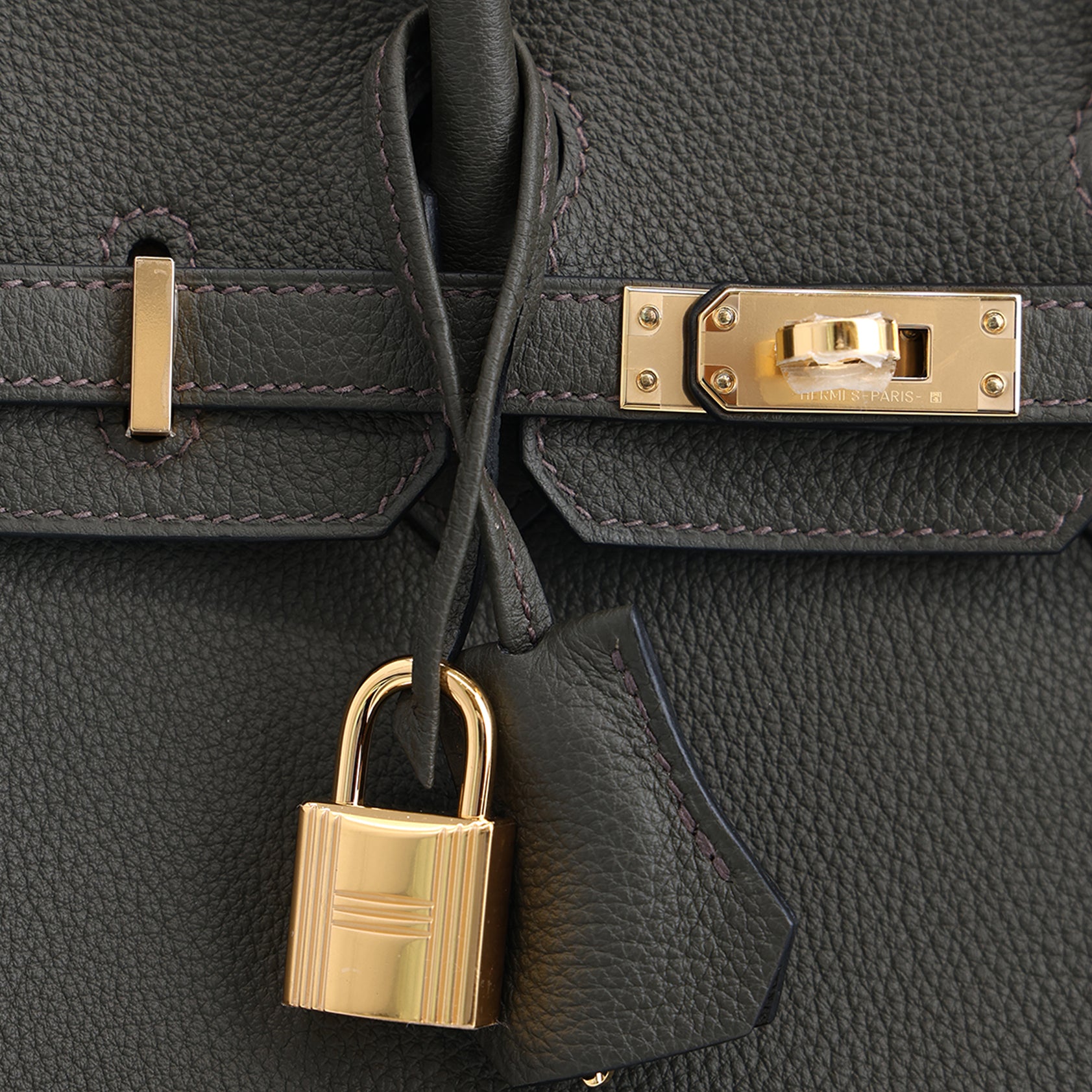 Hermès Birkin 25 Togo Vert de Gris Gold Hardware