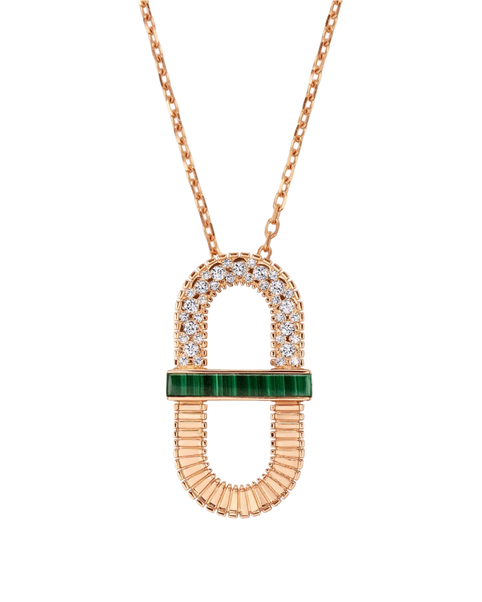 Vitamin Pink Pendant Sautoir - Malachite - eliteUSA