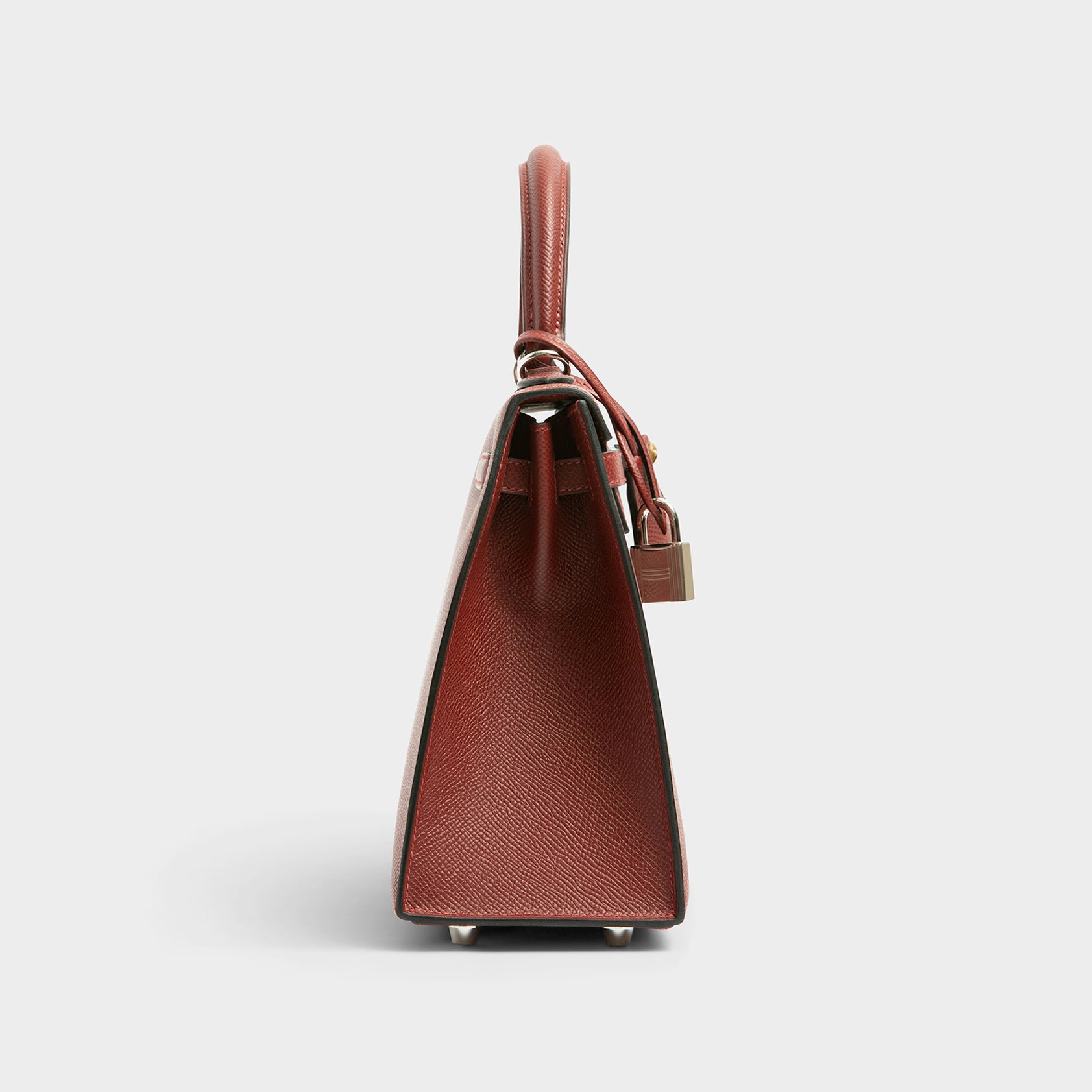 Hermès Kelly 25 Epsom Rouge H Electrum Sellier