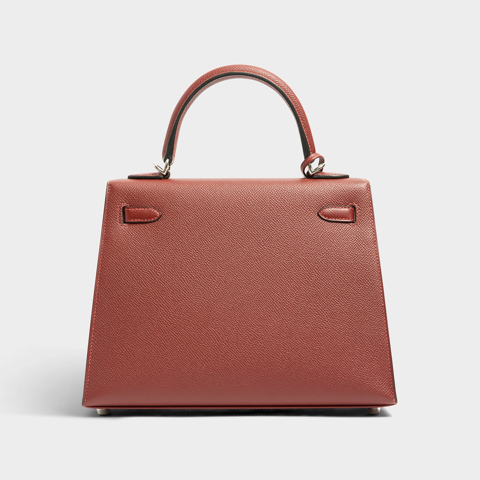 Hermès Kelly 25 Epsom Rouge H Electrum Sellier