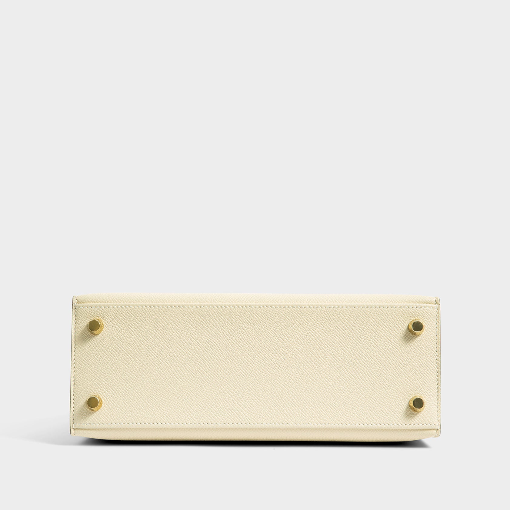 Hermès Kelly 25 Epsom Craie Sellier Gold Hardware