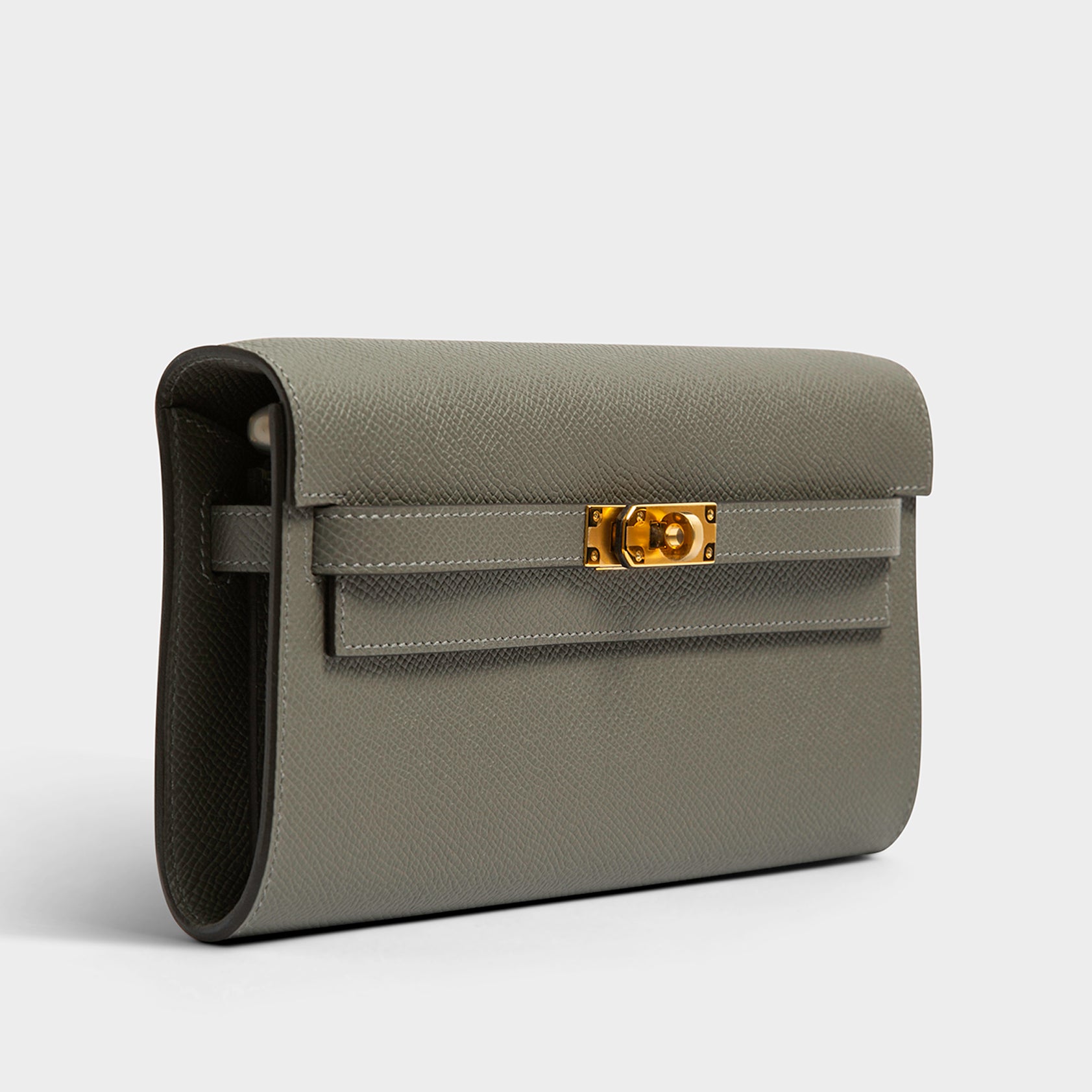 Hermès Kelly To Go Epsom Gris Meyer Gold Hardware