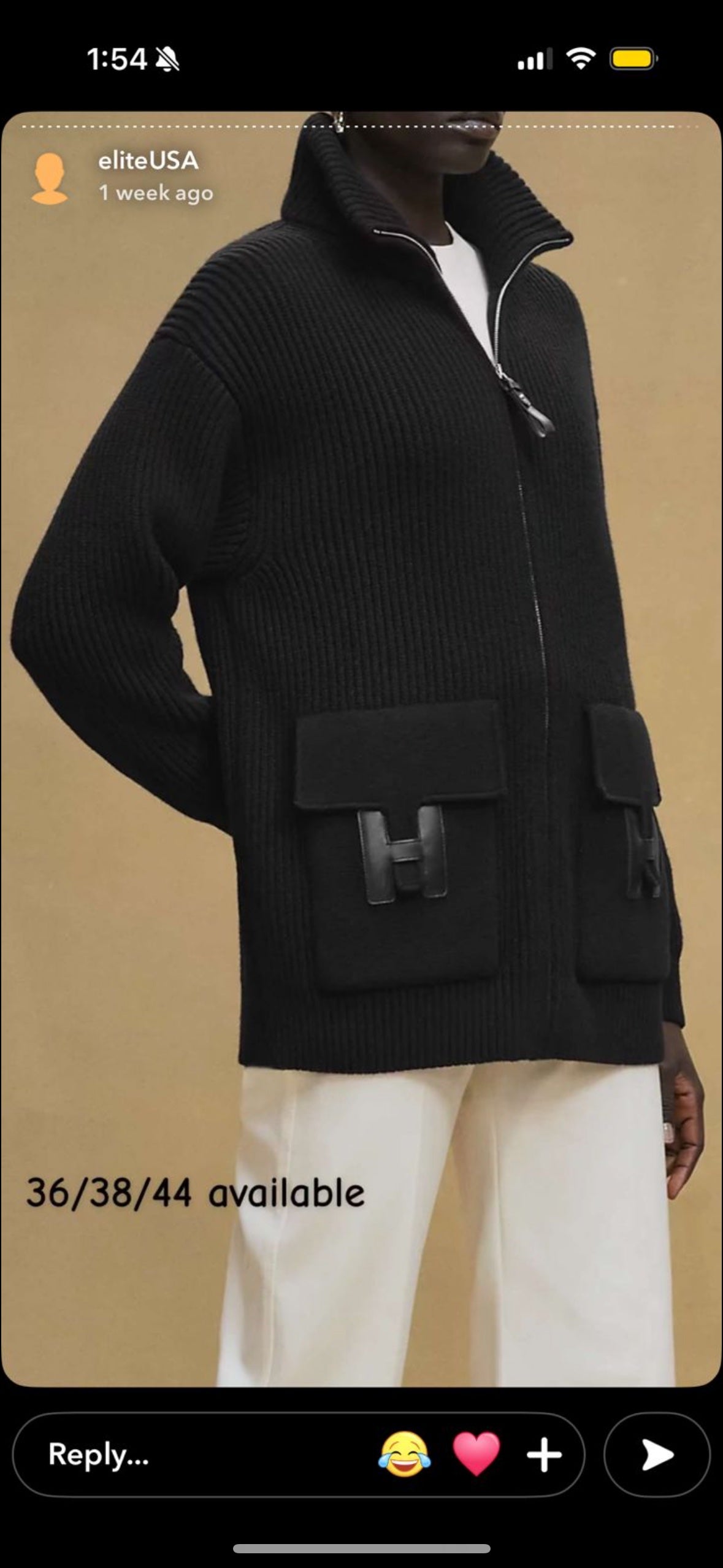 Cardigan Wool 38 Black