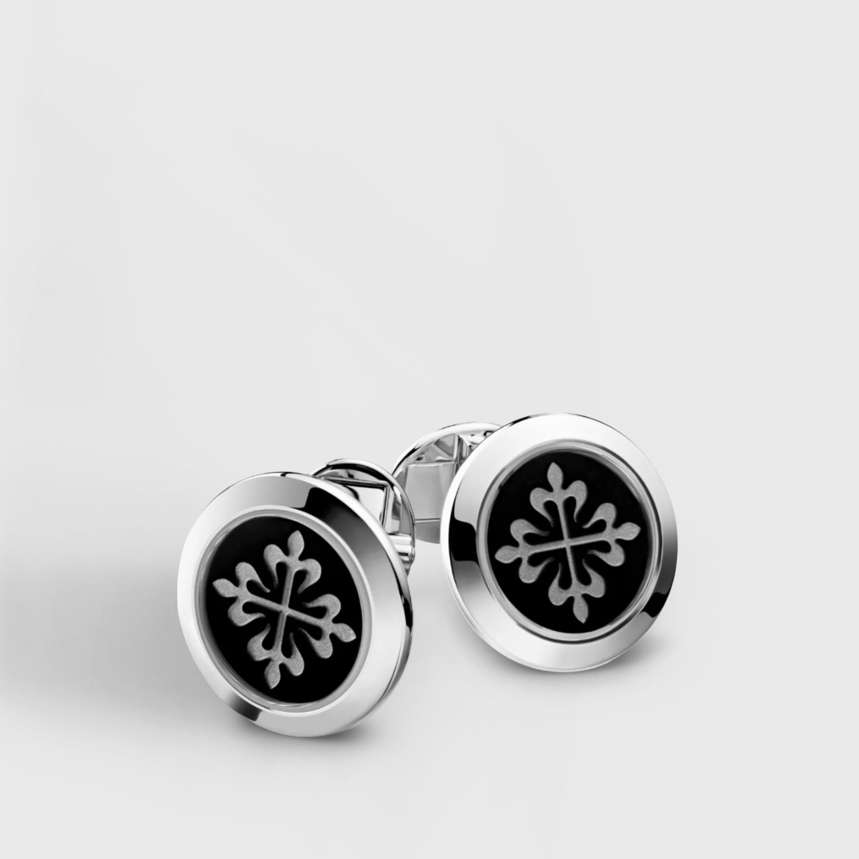 Patek Philippe Nautilus Cufflinks Onyx White Gold