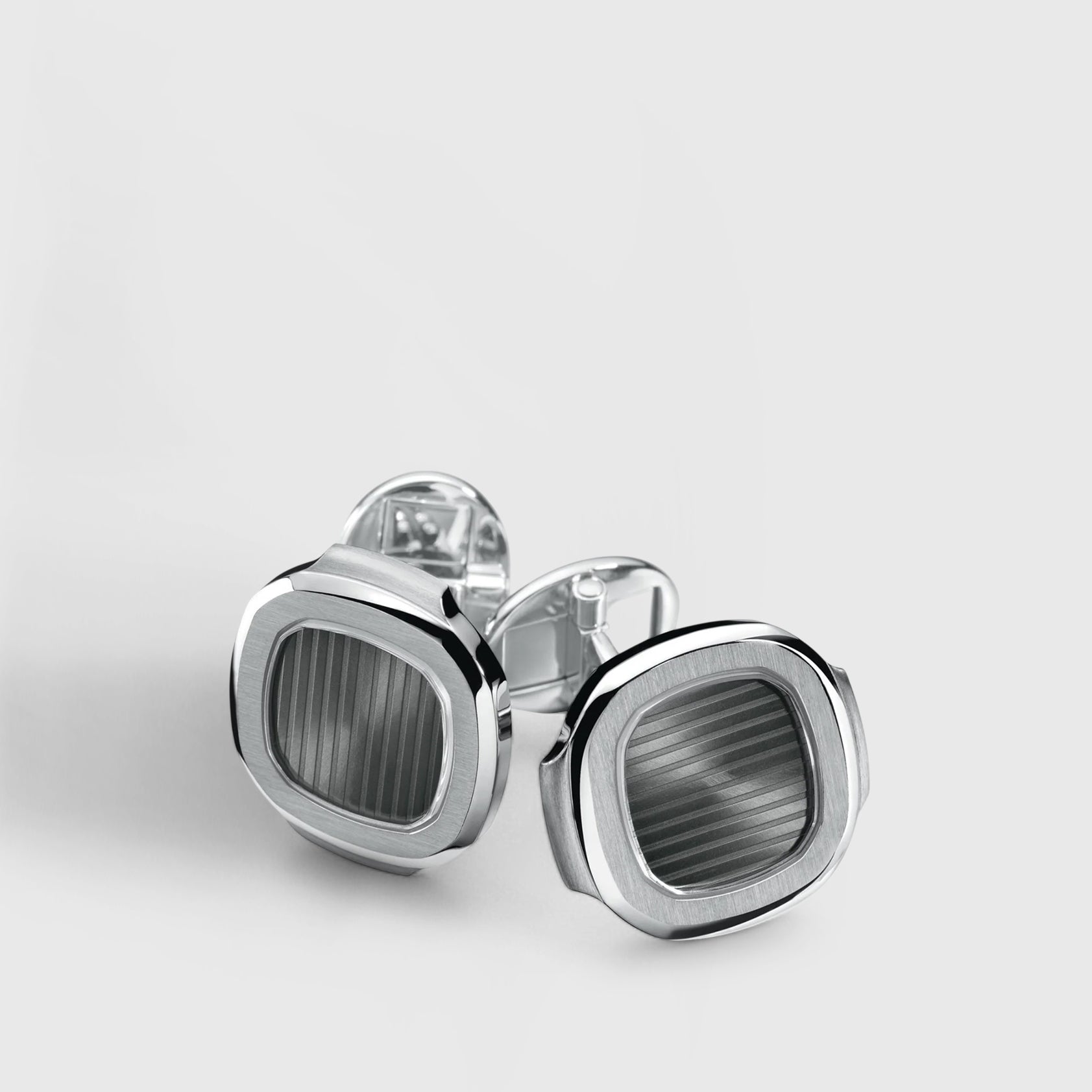Patek Philippe Nautilus Cufflinks Slate White Gold