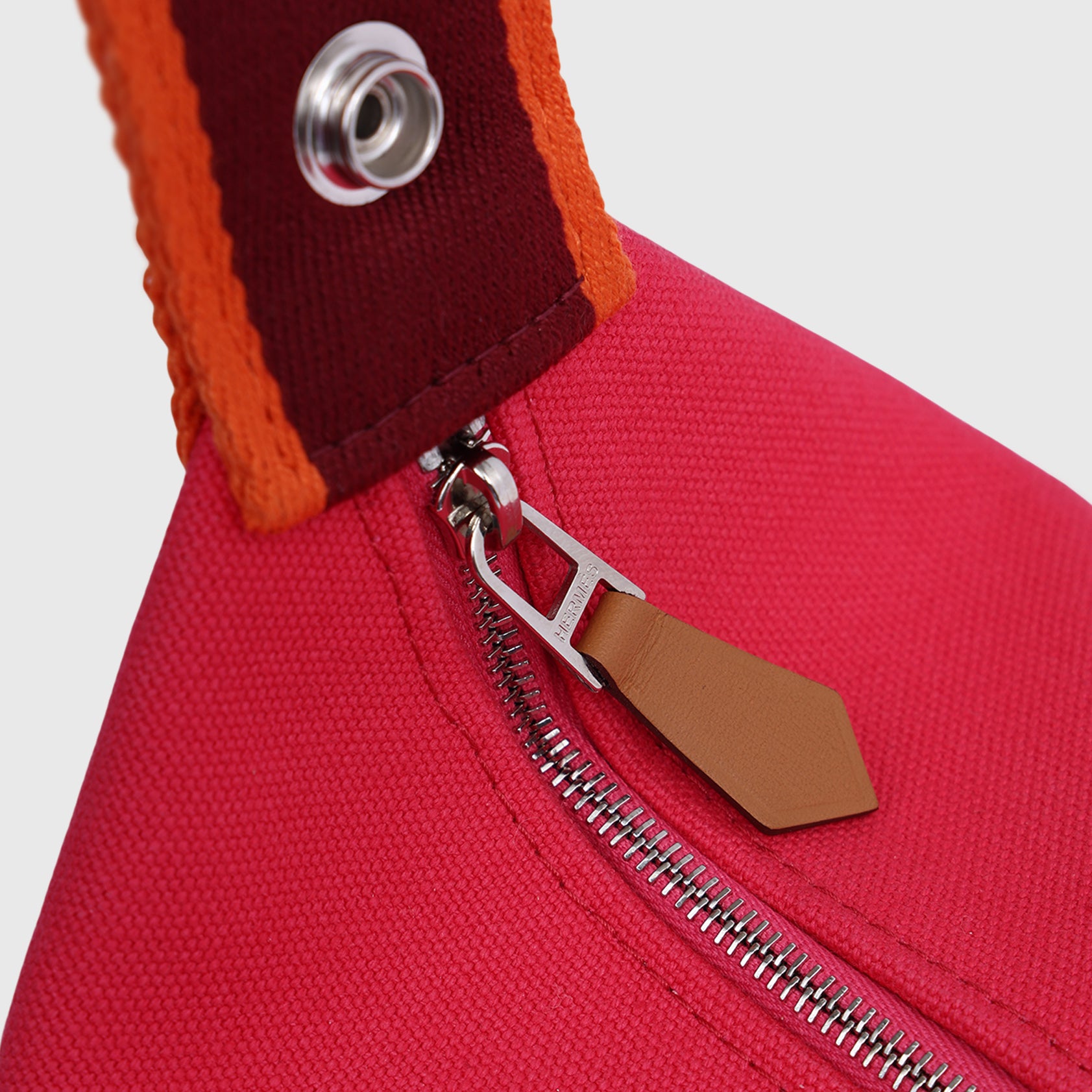 Hermès Bride-a-Brac Toiletry Bag PM Canvas Hibiscus Palladium Hardware