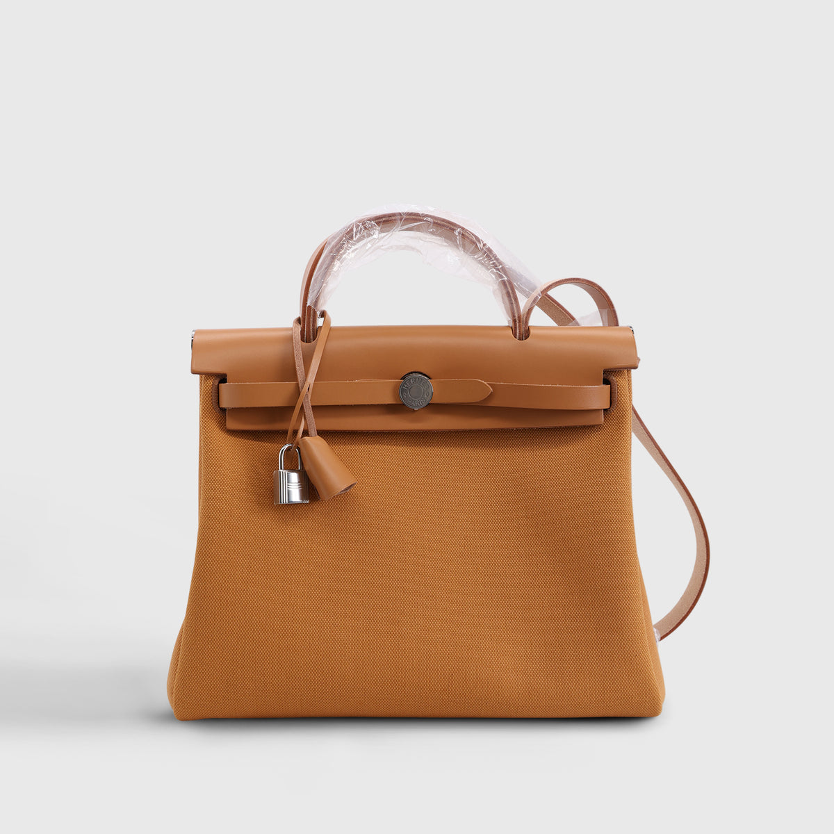 Hermès Herbag 31 Toila, Vache Hunter Naturel Sable/Natural Sable Palladium Hardware
