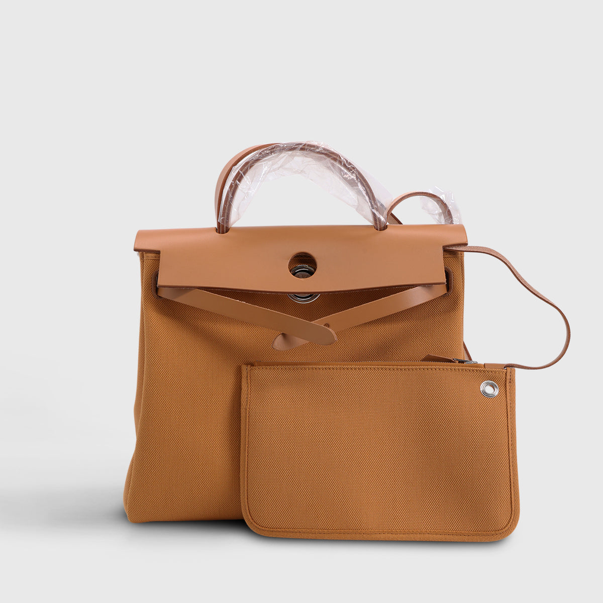 Hermès Herbag 31 Toila, Vache Hunter Naturel Sable/Natural Sable Palladium Hardware