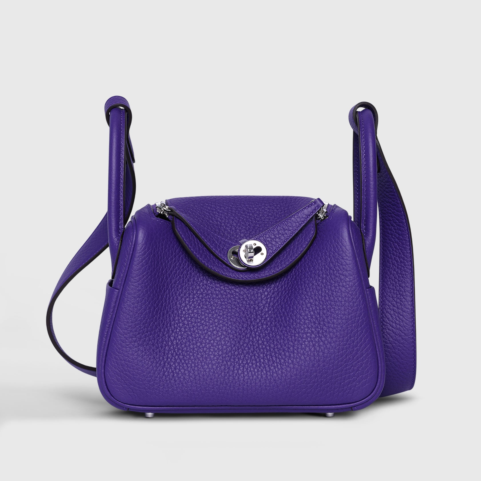 HERMES バングル purple color Hermès Lindy 20 Clemence Purple Palladium Hardware
