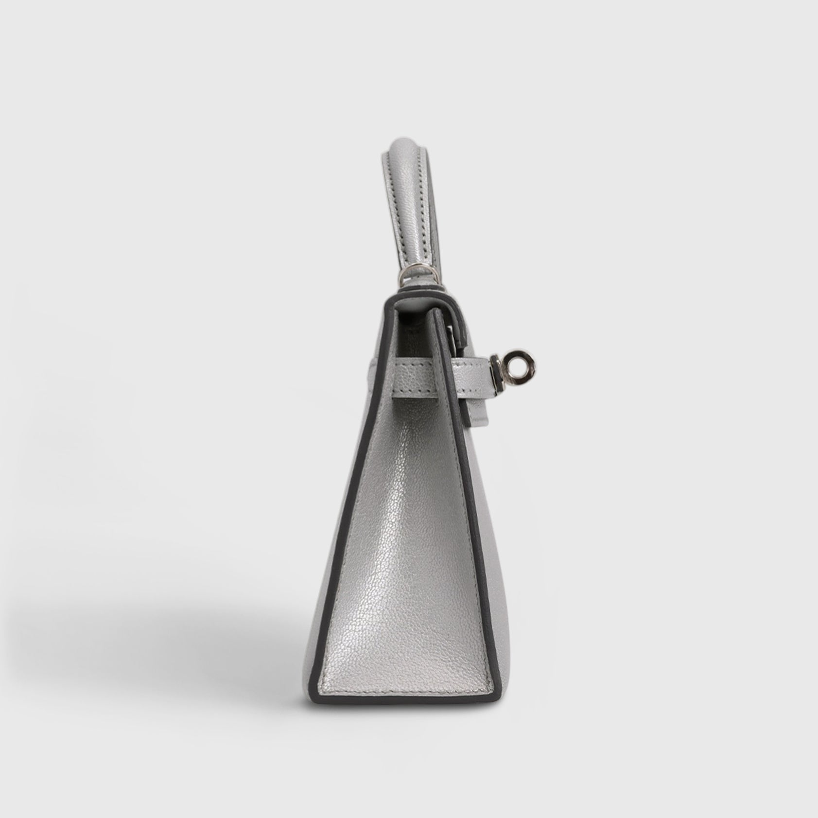 Hermès Kelly Mini Chamkilight Chevre Silver Palladium Hardware