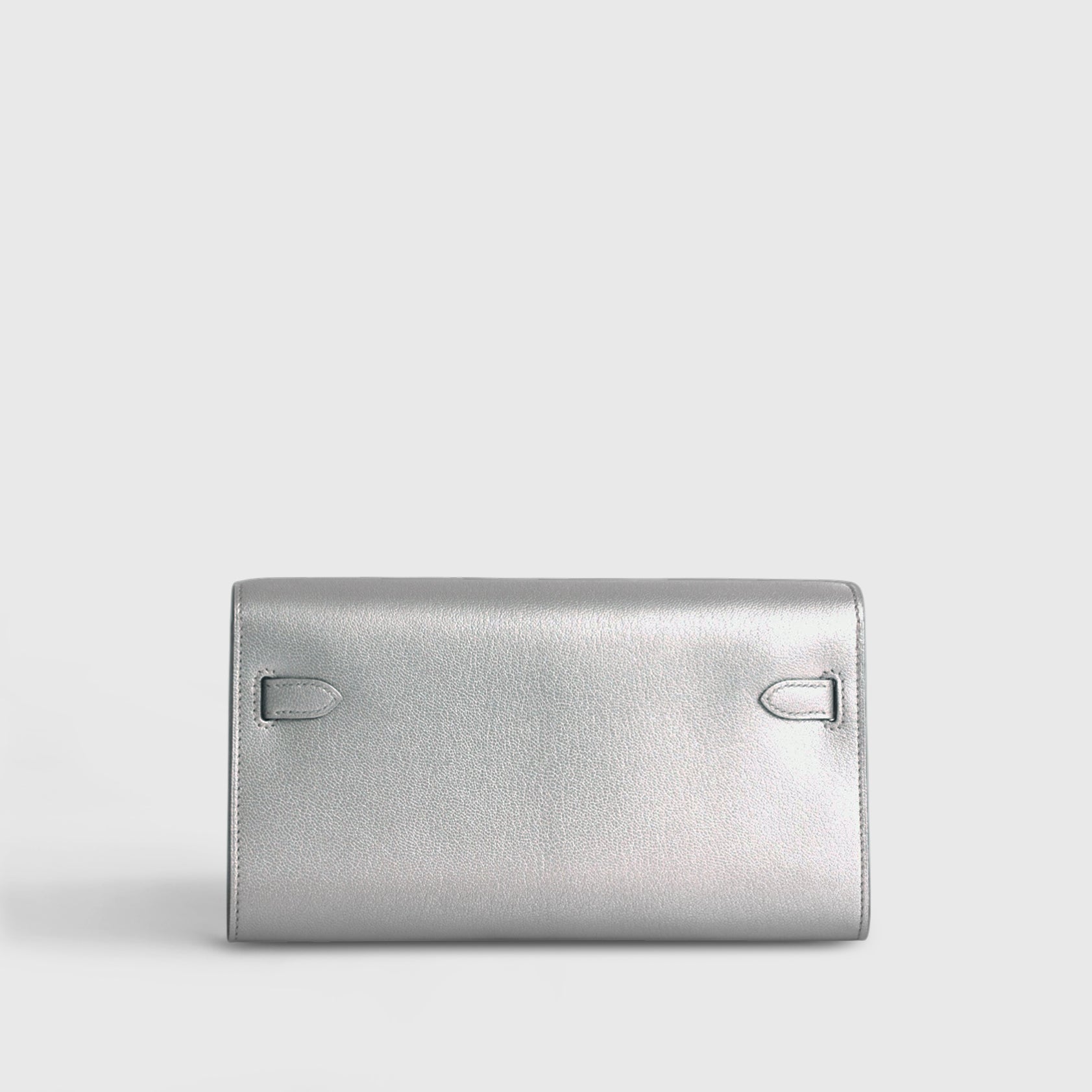 Hermès Kelly To Go Chamkilight Chevre Gris Argente Palladium Hardware