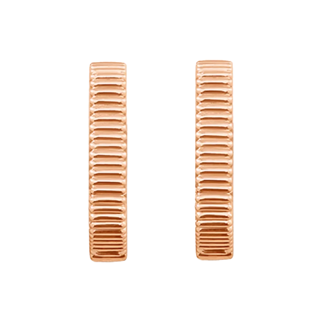 Vitamin Pink Ribbon Hoops - Medium