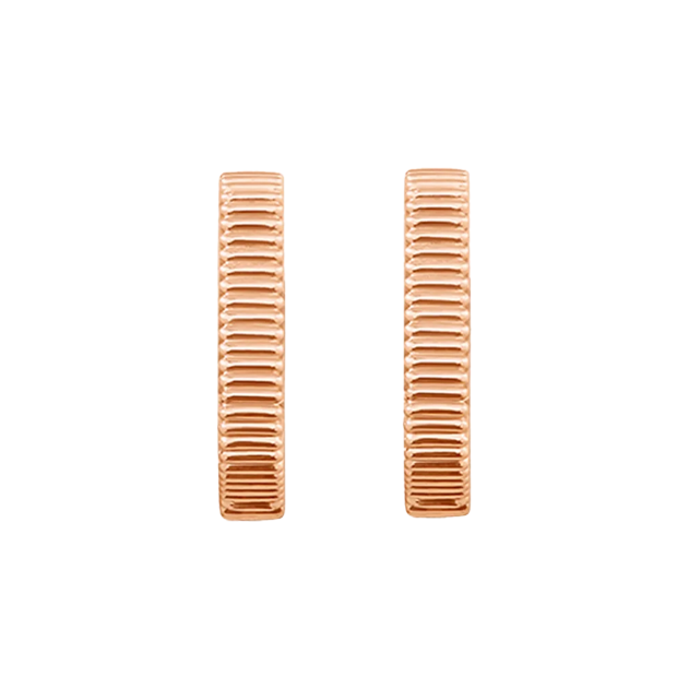 Vitamin Pink Ribbon Hoops - Small