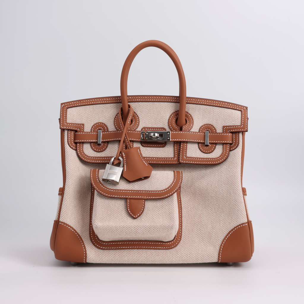 Hermès Birkin Cargo 25 Ecru-Beige/Gold Palladium Hardware