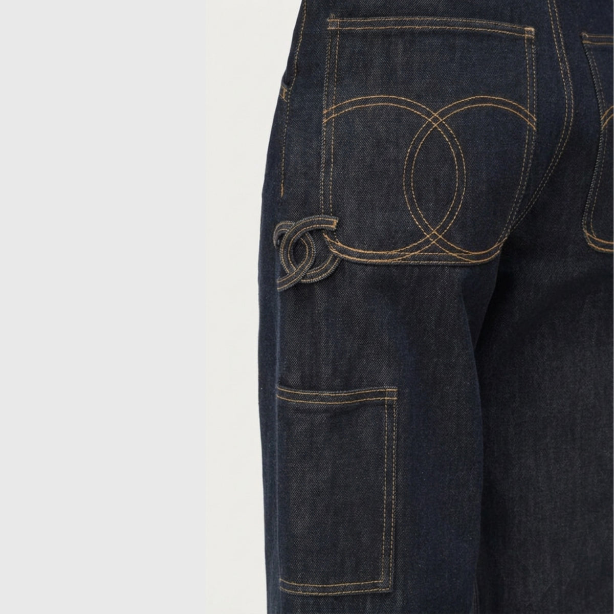 Chanel Wide Leg Jeans