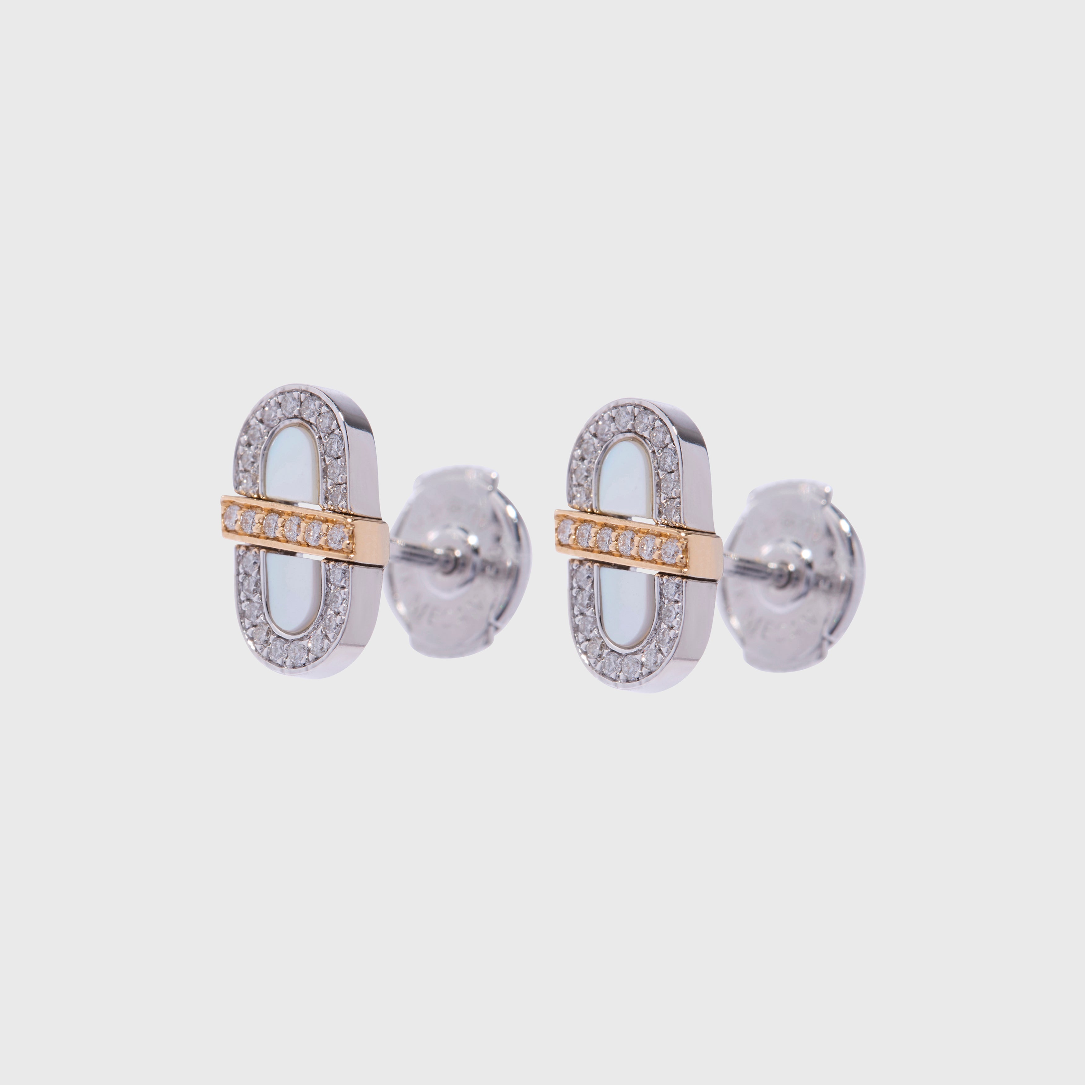 Children’s Vitamin Pink Mini Studs - Mother of Pearl