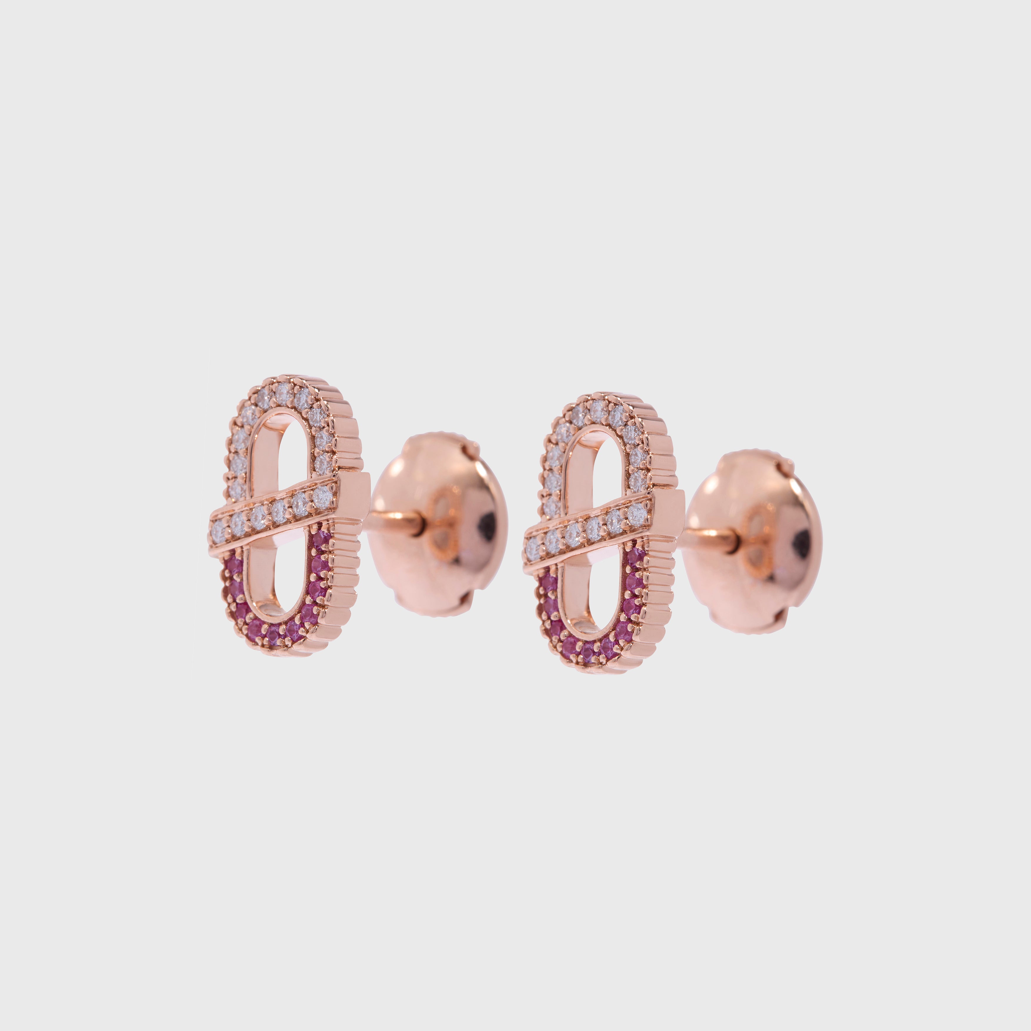 Children’s Vitamin Pink Mini Studs - Pink Sapphire