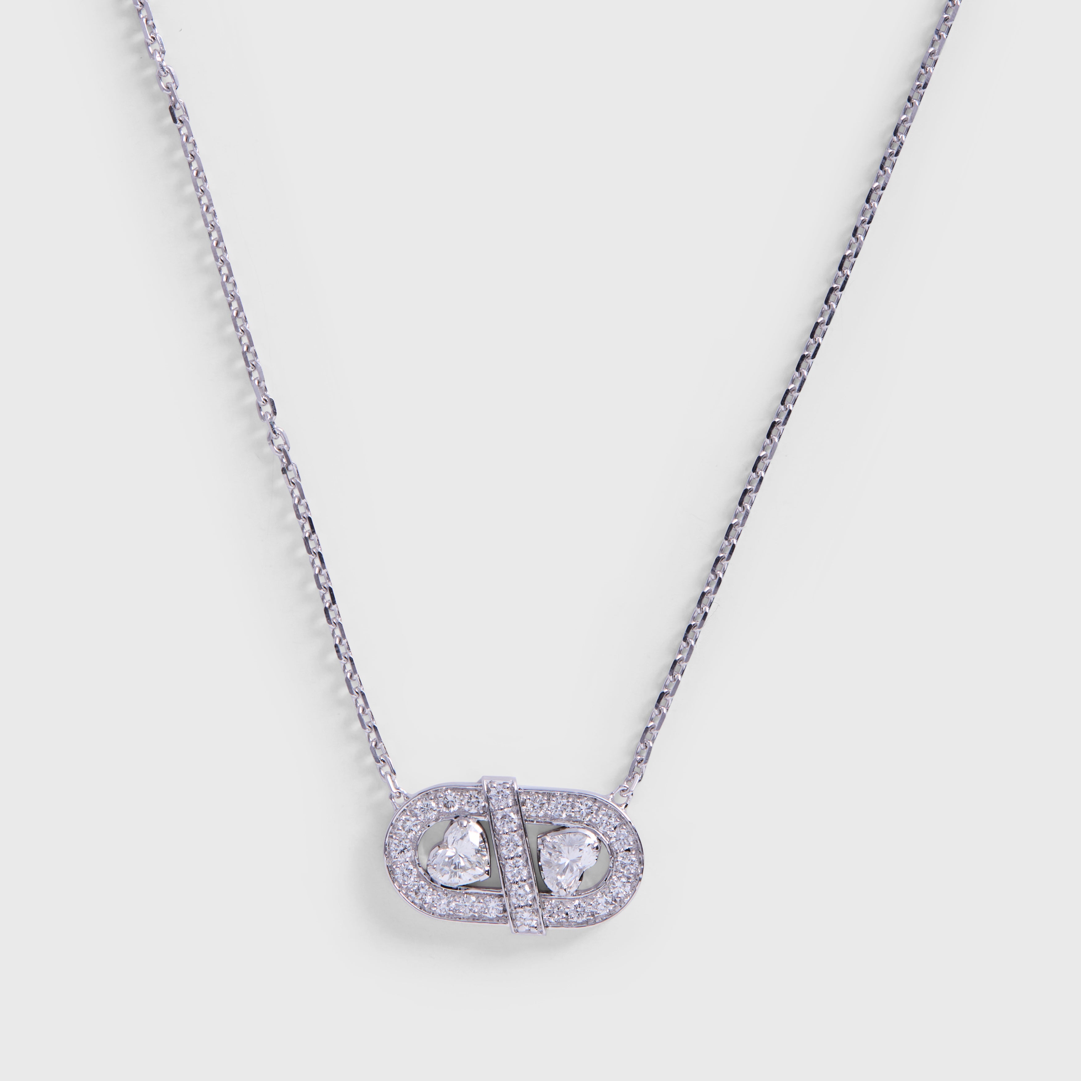 Children’s Vitamin Pink Mini Pendant - Diamond Hearts