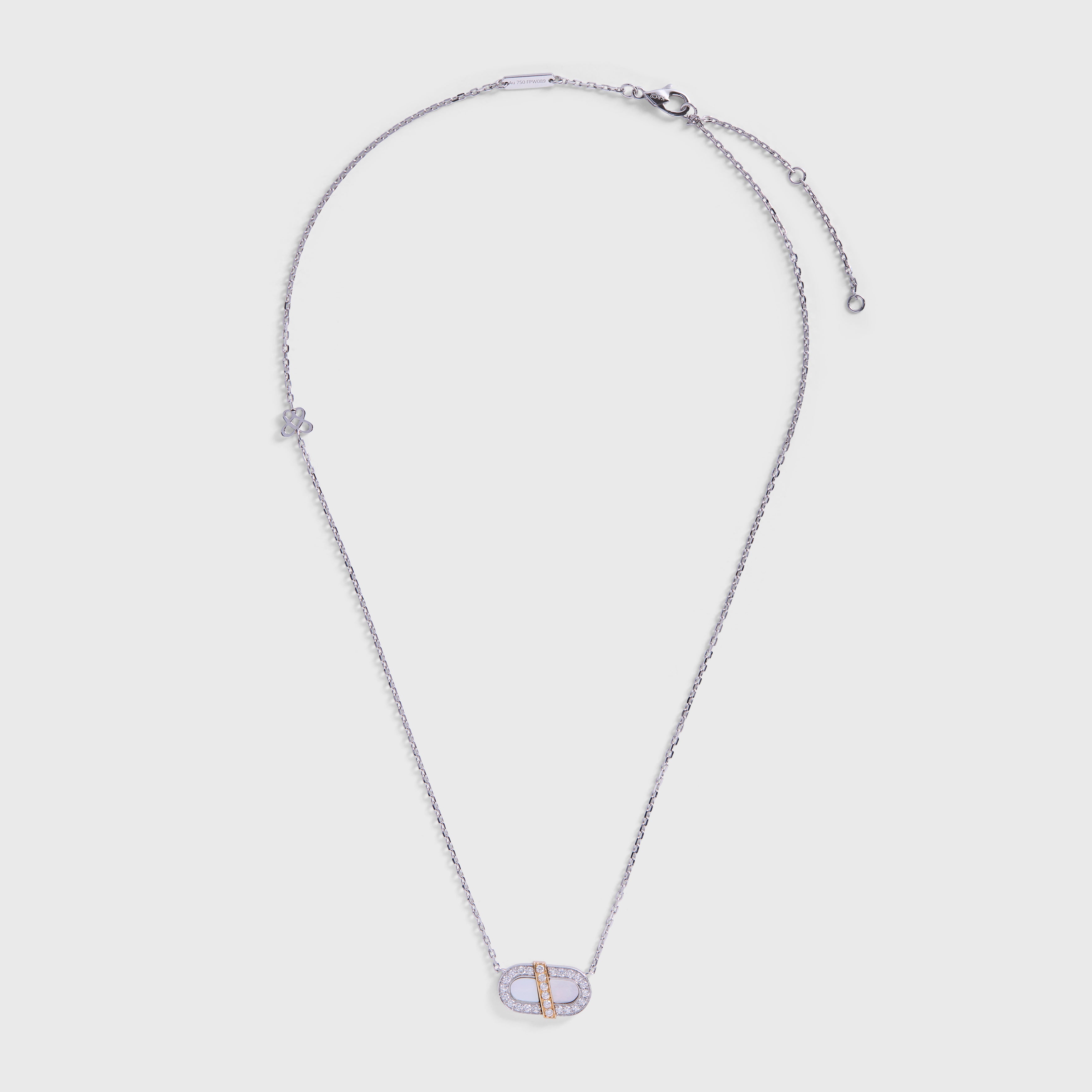 Children’s Vitamin Pink Mini Pendant - Mother of Pearl