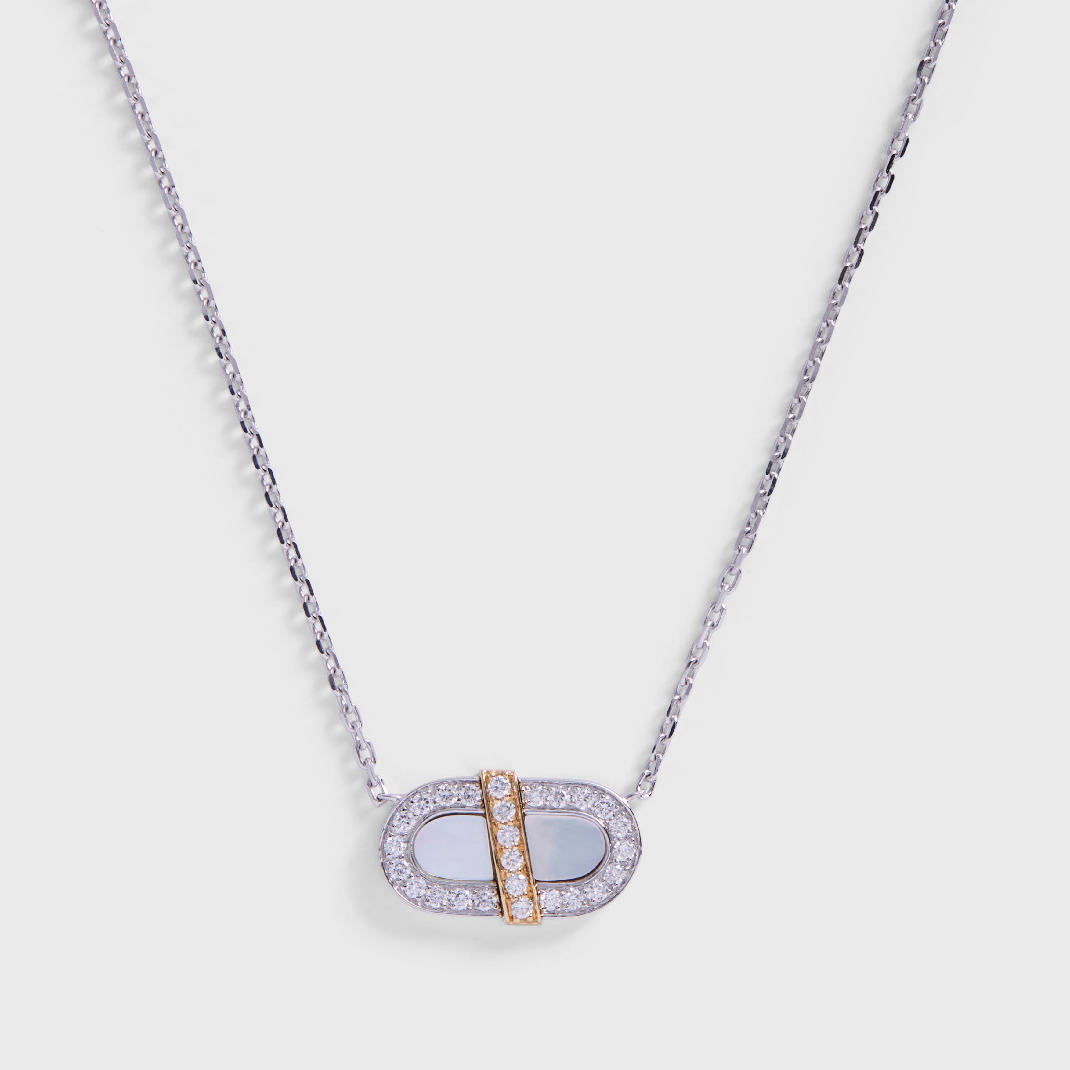 Children’s Vitamin Pink Mini Pendant - Mother of Pearl