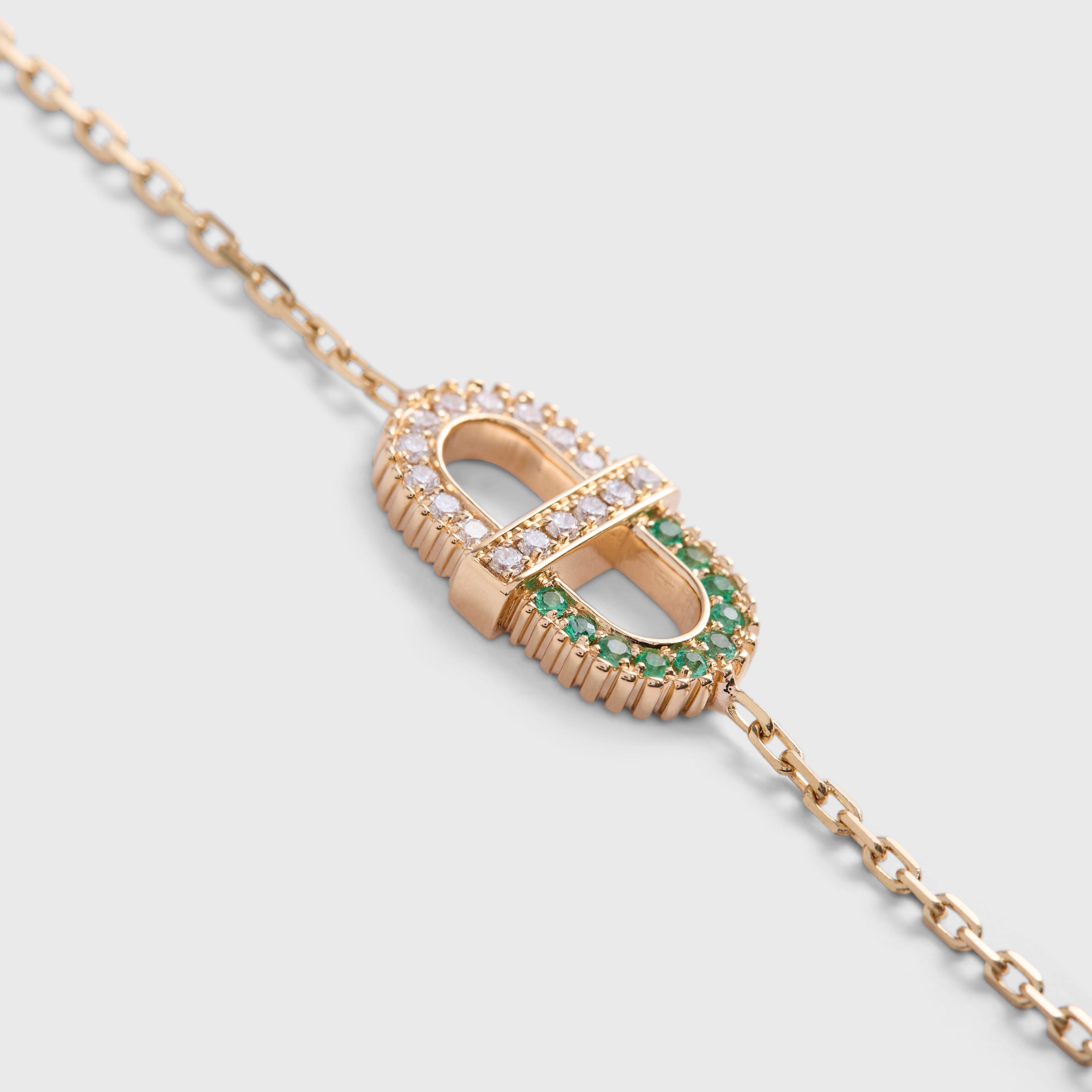 Children’s Vitamin Pink Mini Bracelet - Emerald