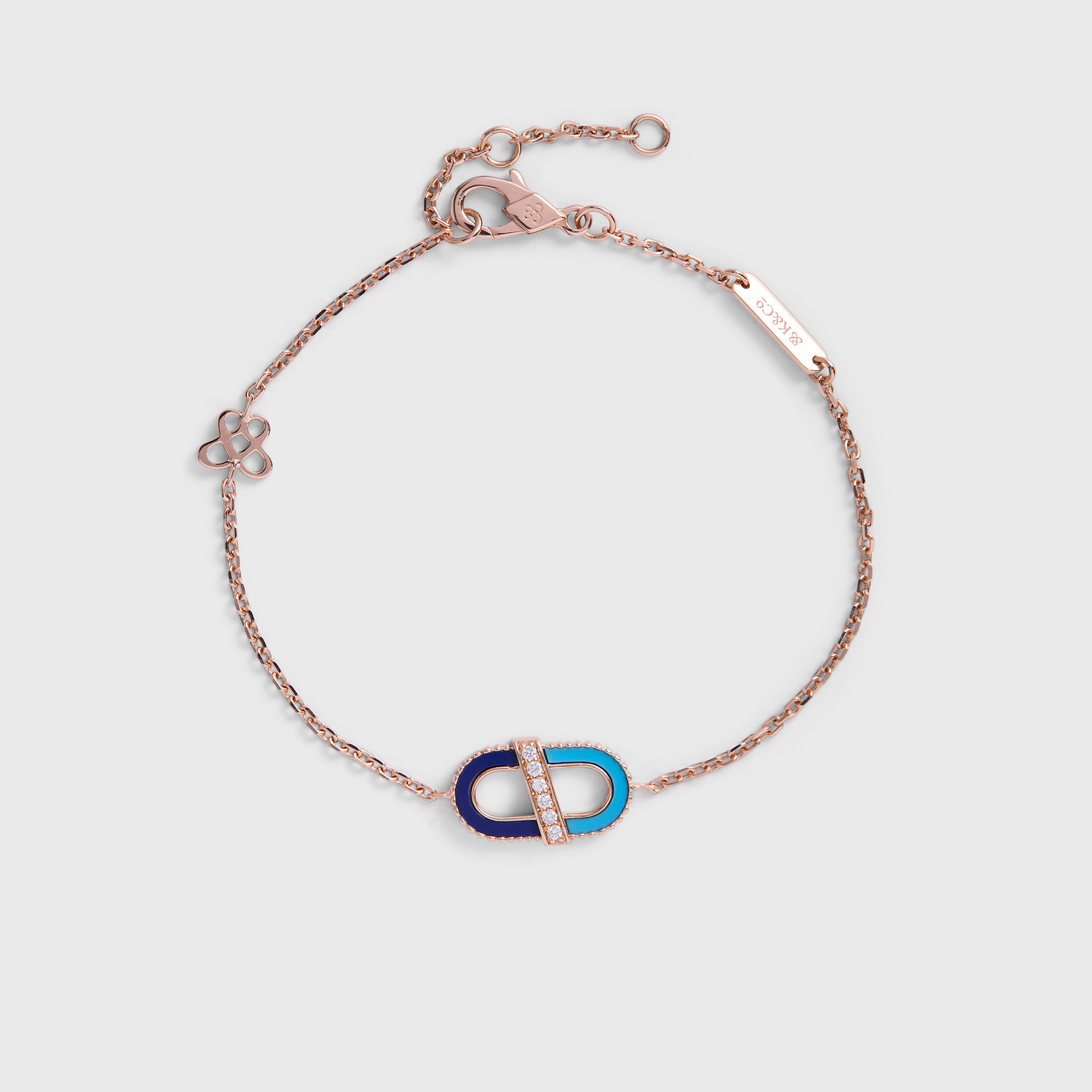 Children’s Vitamin Pink Mini Bracelet - Lapis Lazuli and Turquoise