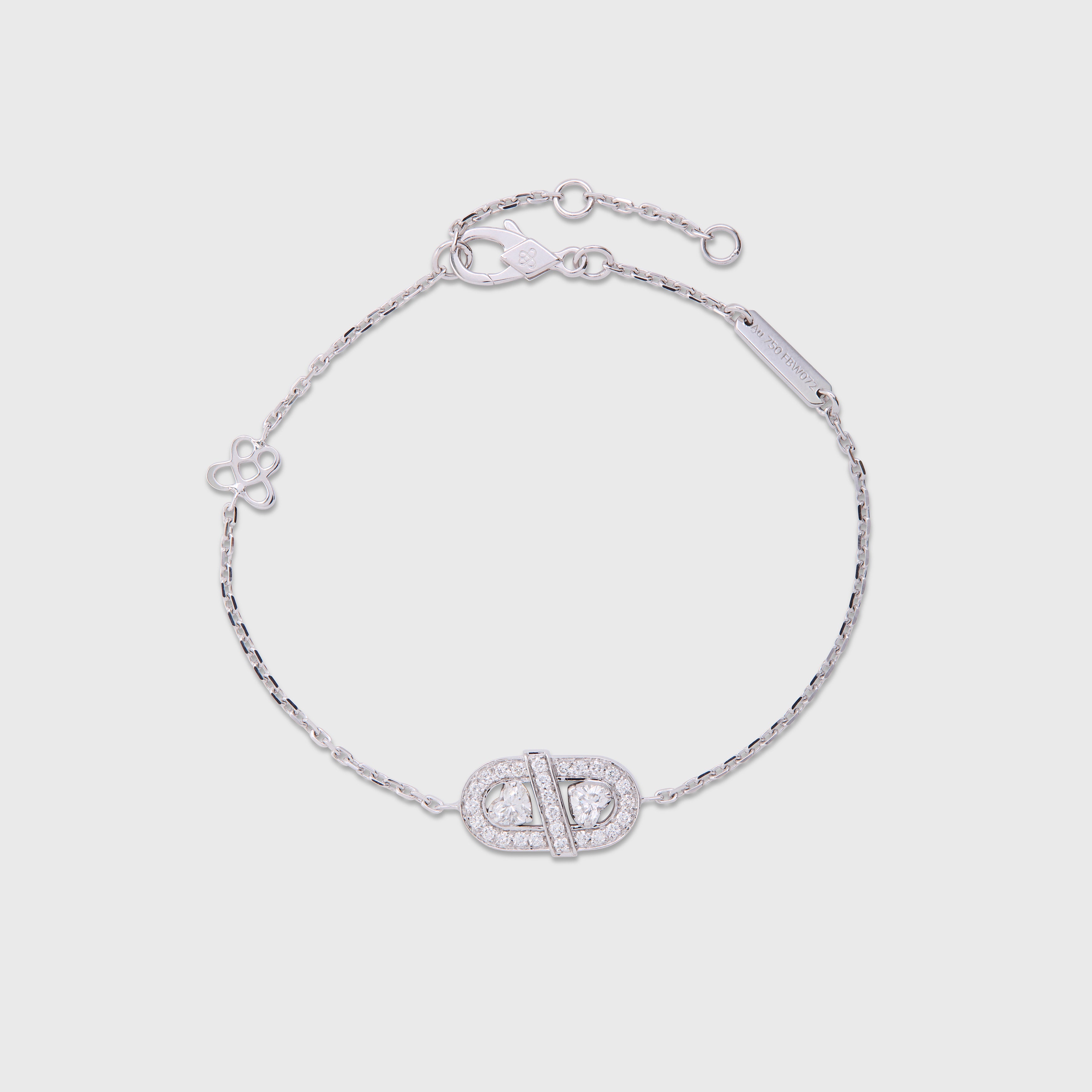 Children’s Vitamin Pink Mini Bracelet - Diamond Hearts