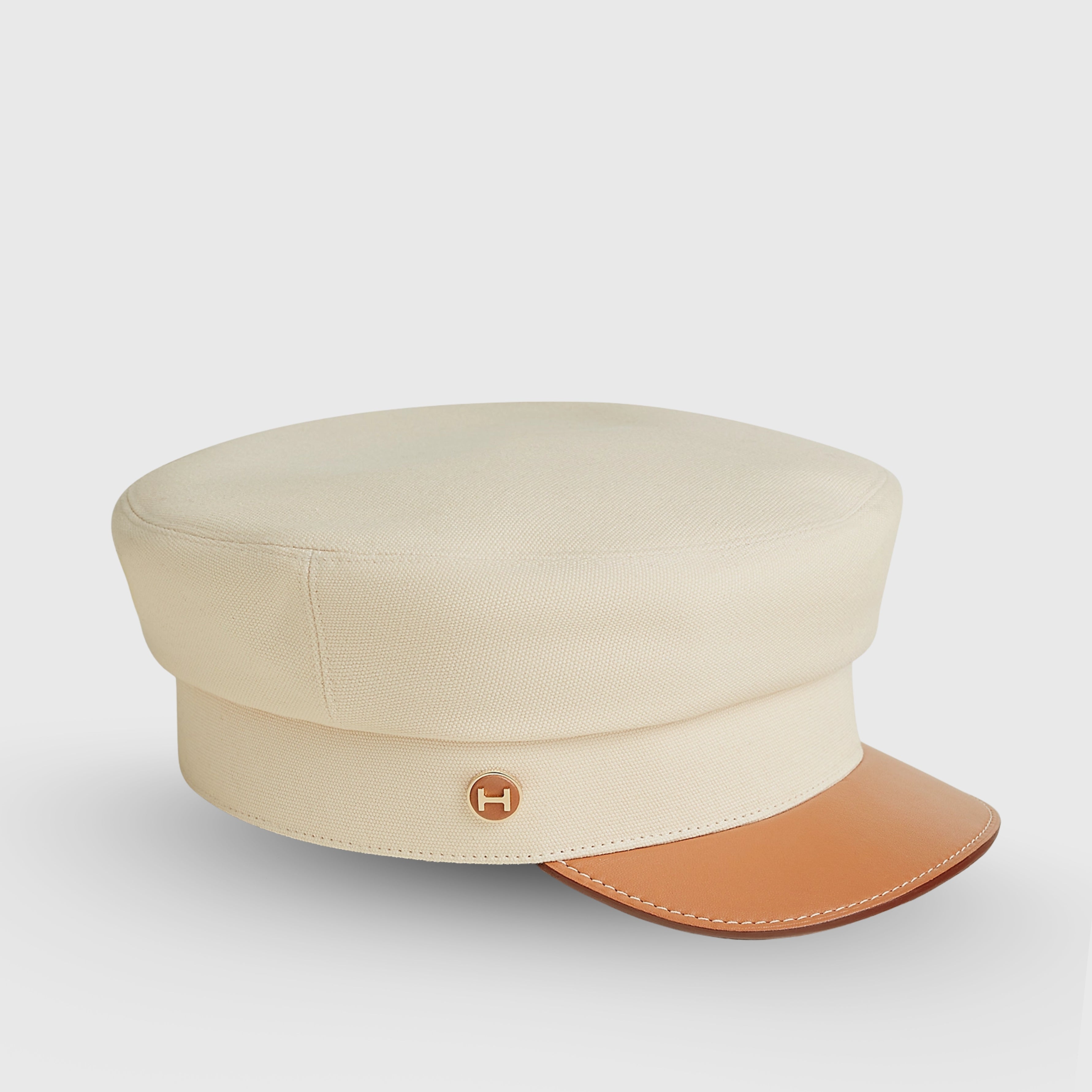 Hermès Giulietta 57 Code Cap Cotton Crème / Gold